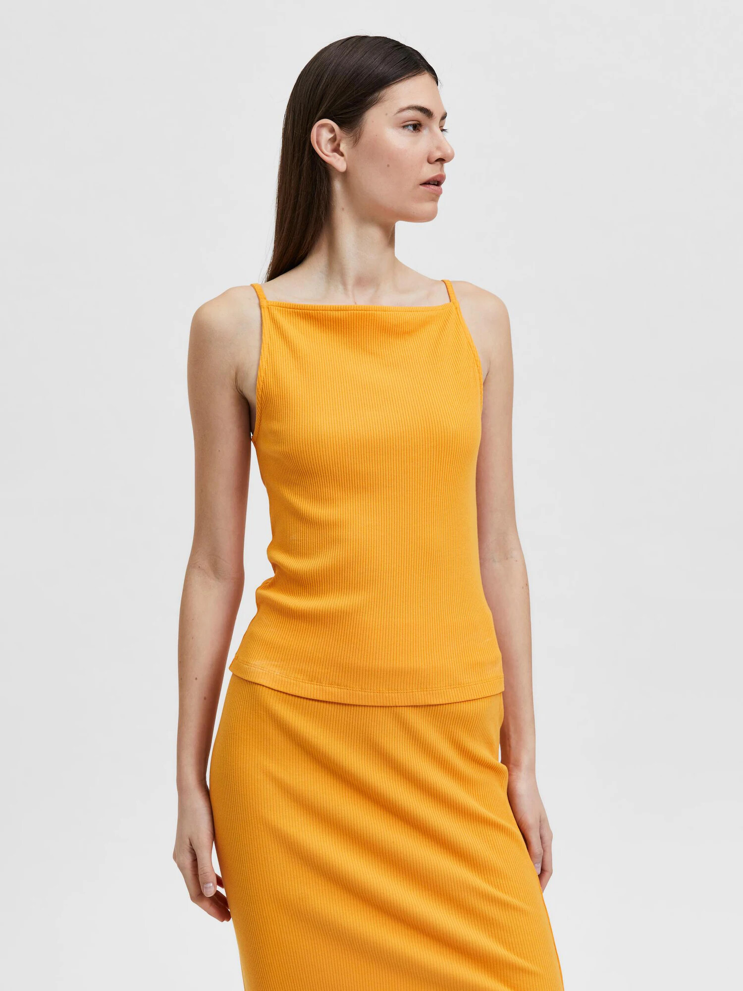 SELECTED FEMME Top 'LAURY' mandarina - Pepit.si