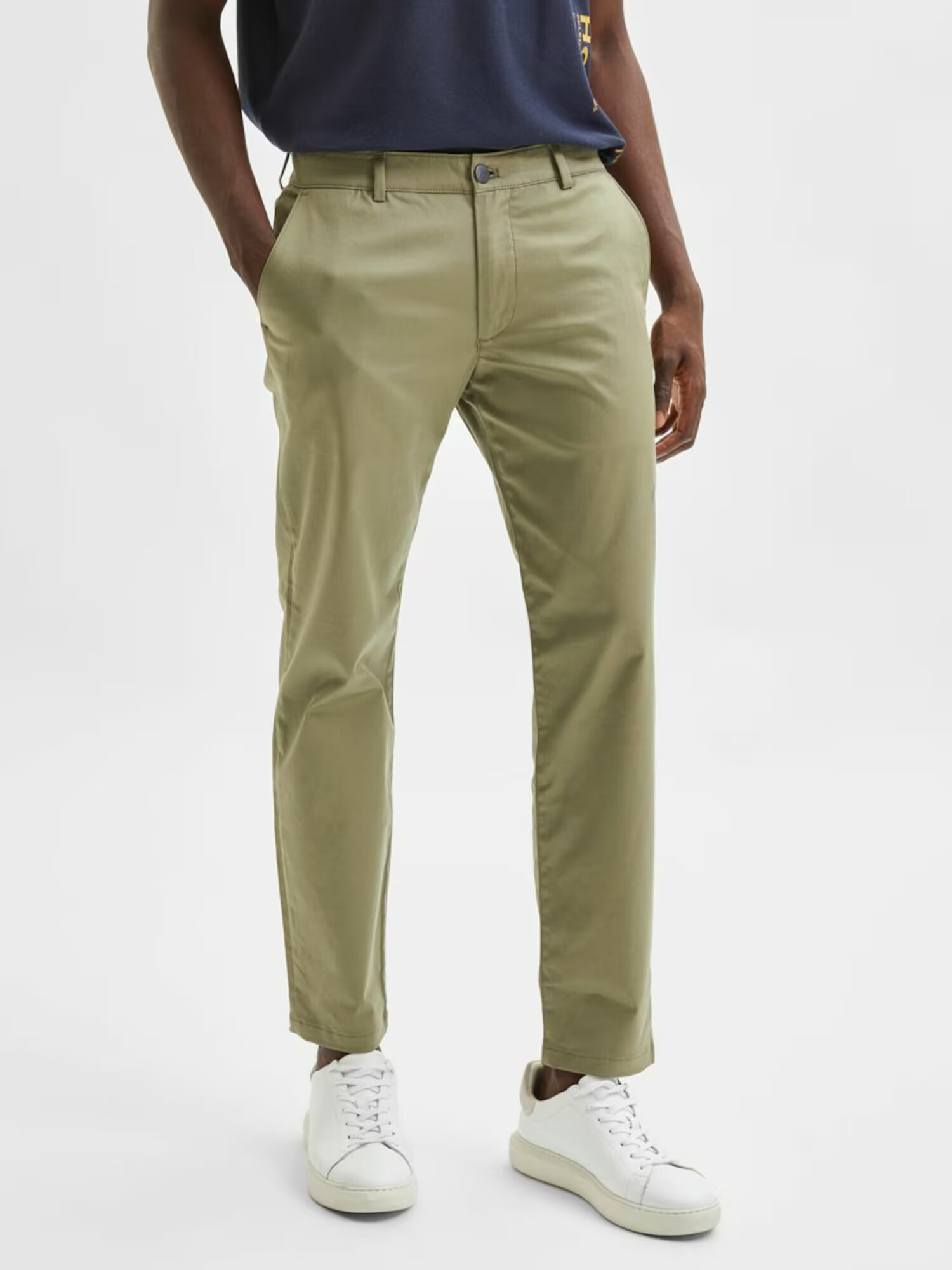 SELECTED HOMME Chino hlače 'Buckley' kaki - Pepit.si