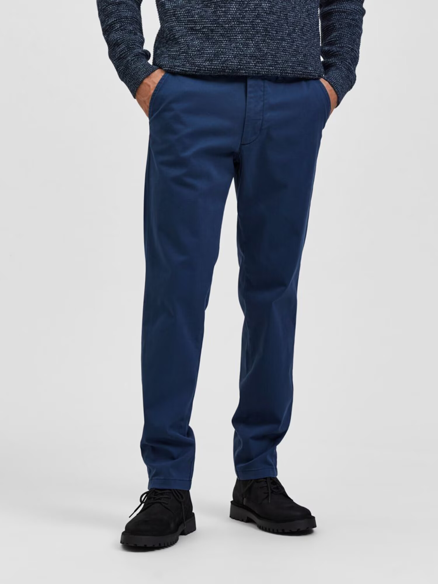 SELECTED HOMME Chino hlače 'Miles' marine - Pepit.si