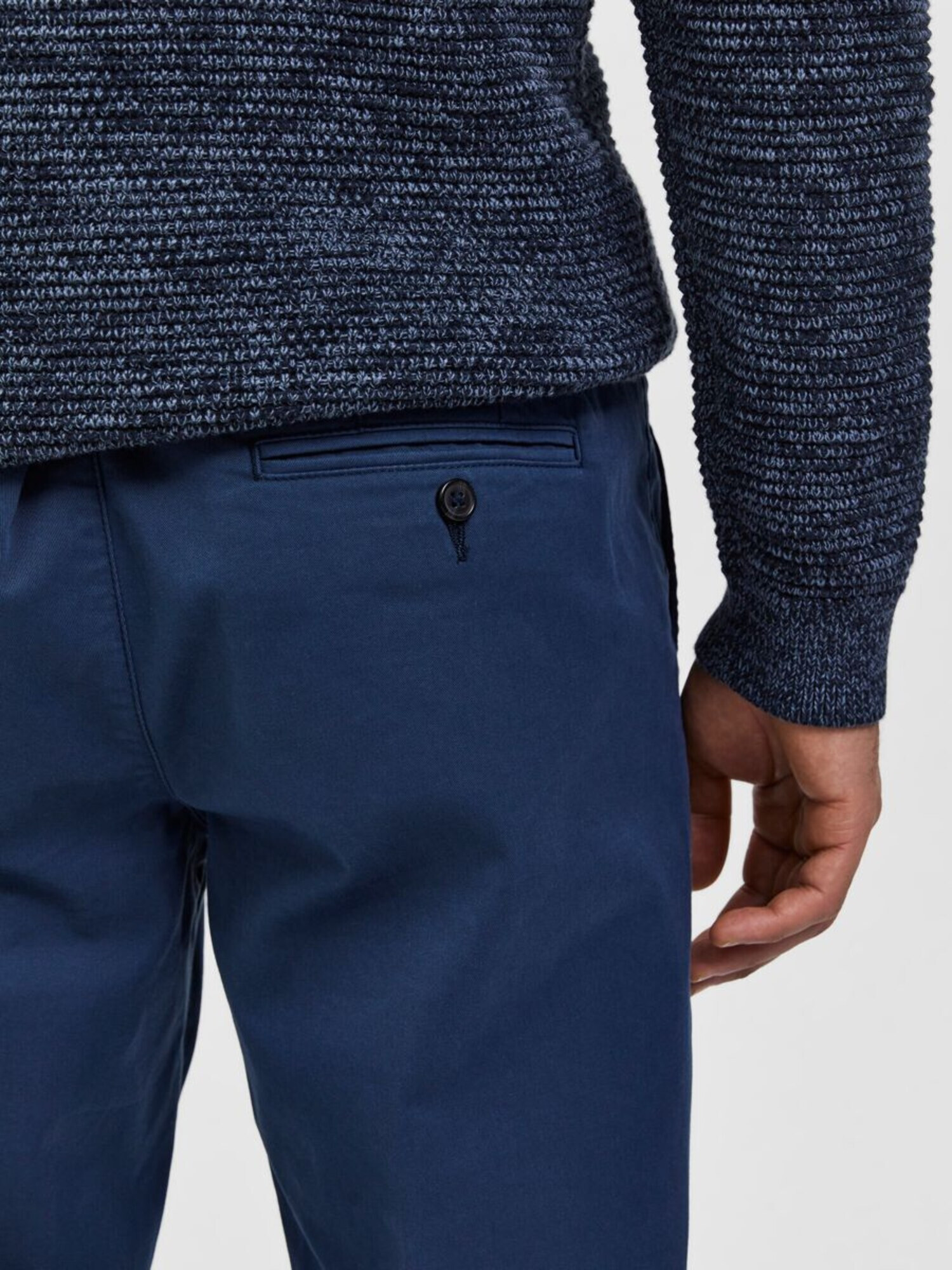 SELECTED HOMME Chino hlače 'Miles' marine - Pepit.si