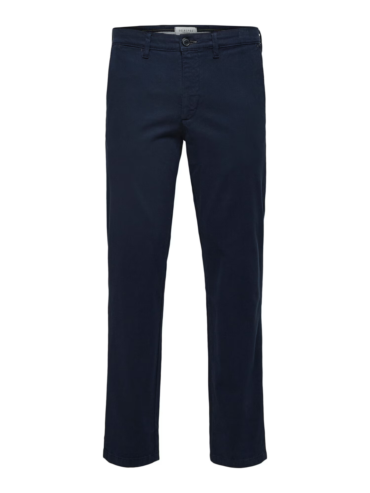 SELECTED HOMME Chino hlače 'Miles' temno modra / bela - Pepit.si