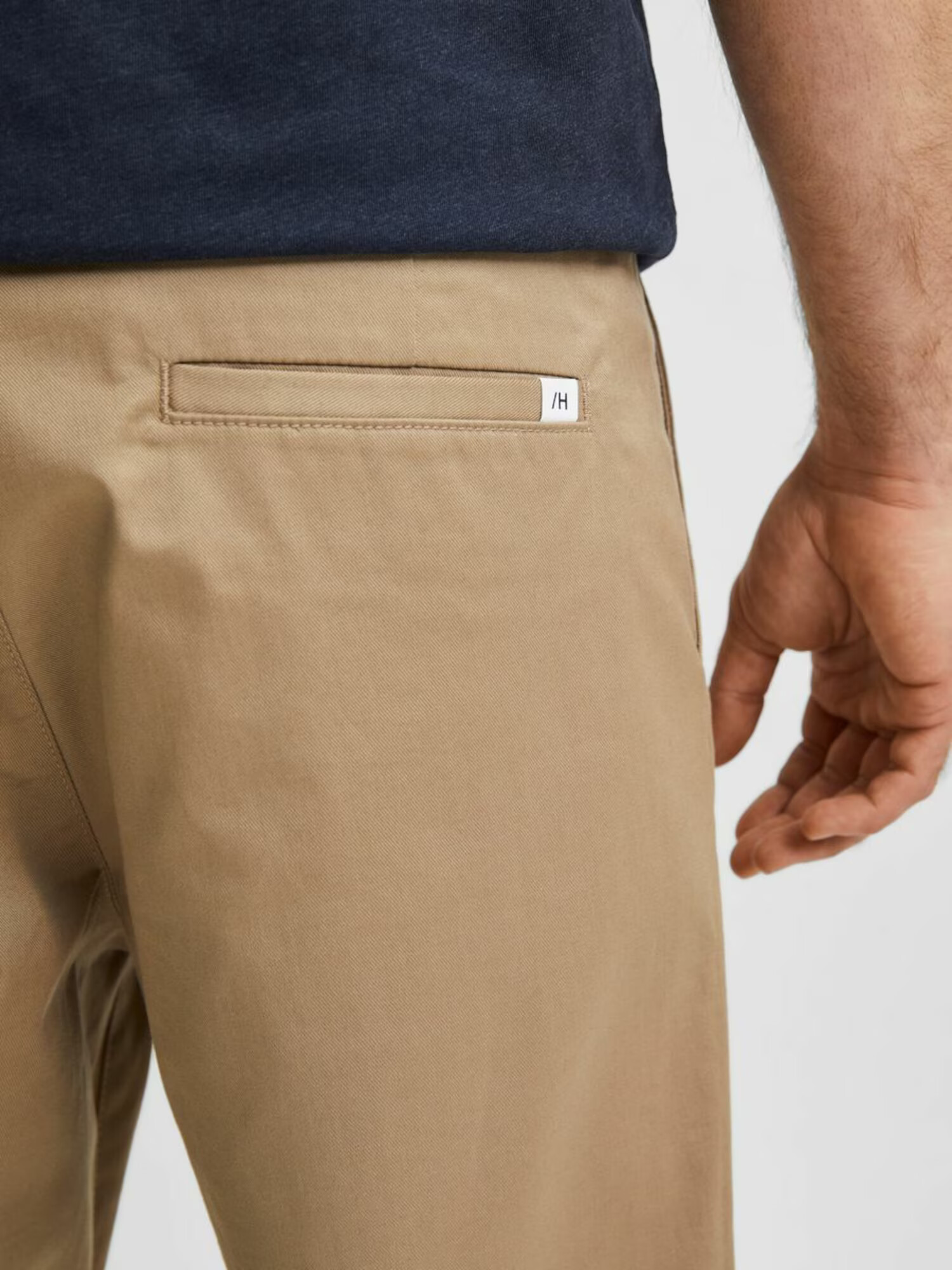 SELECTED HOMME Chino hlače 'Salford' temno bež - Pepit.si