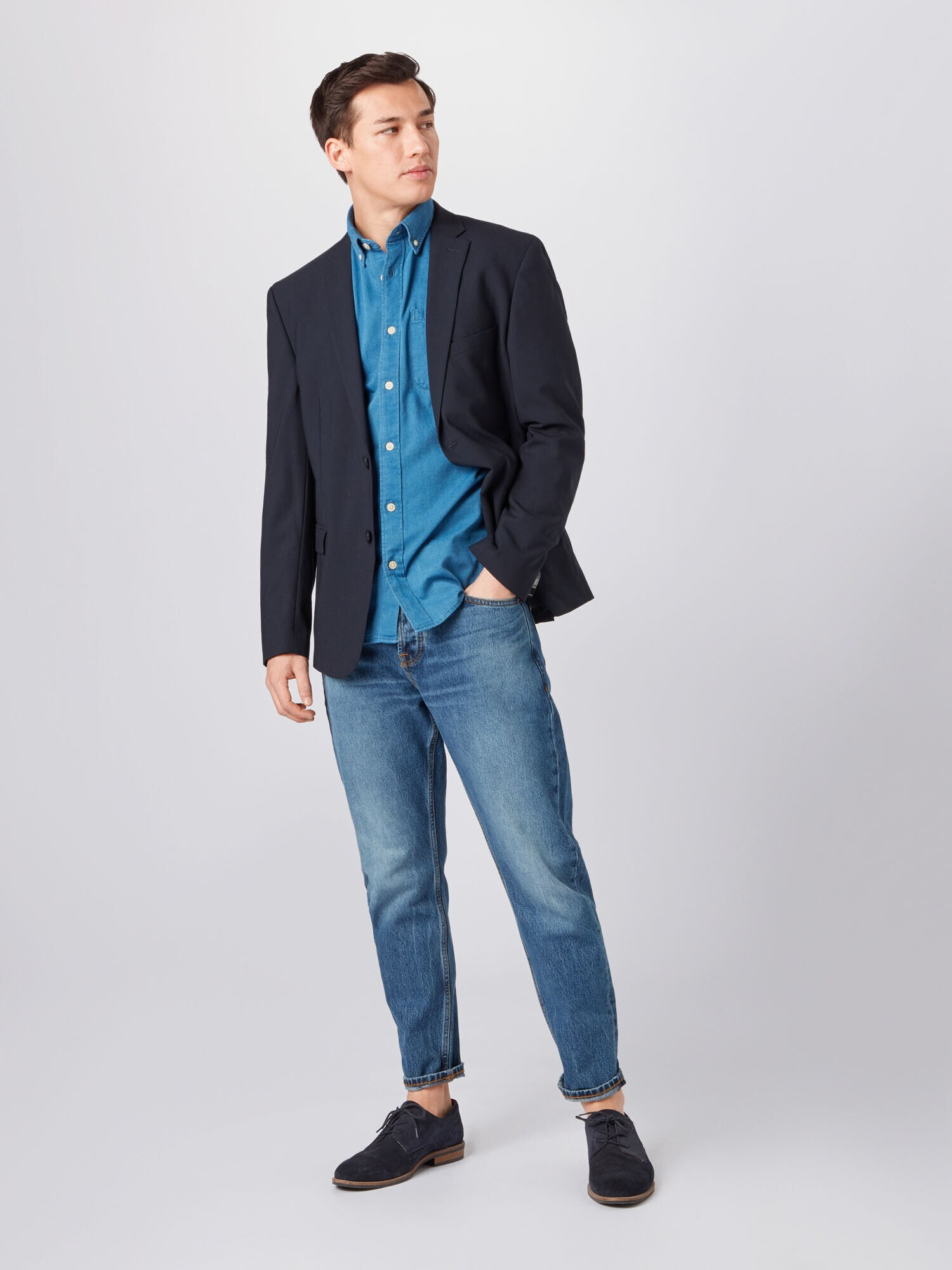 SELECTED HOMME Srajca 'Rick' moder denim - Pepit.si