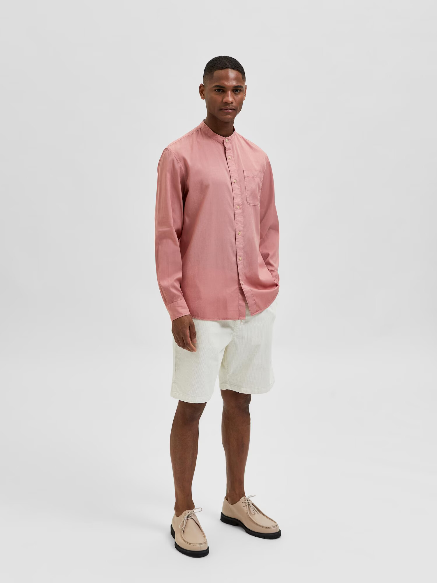 SELECTED HOMME Srajca 'Rick' rosé - Pepit.si