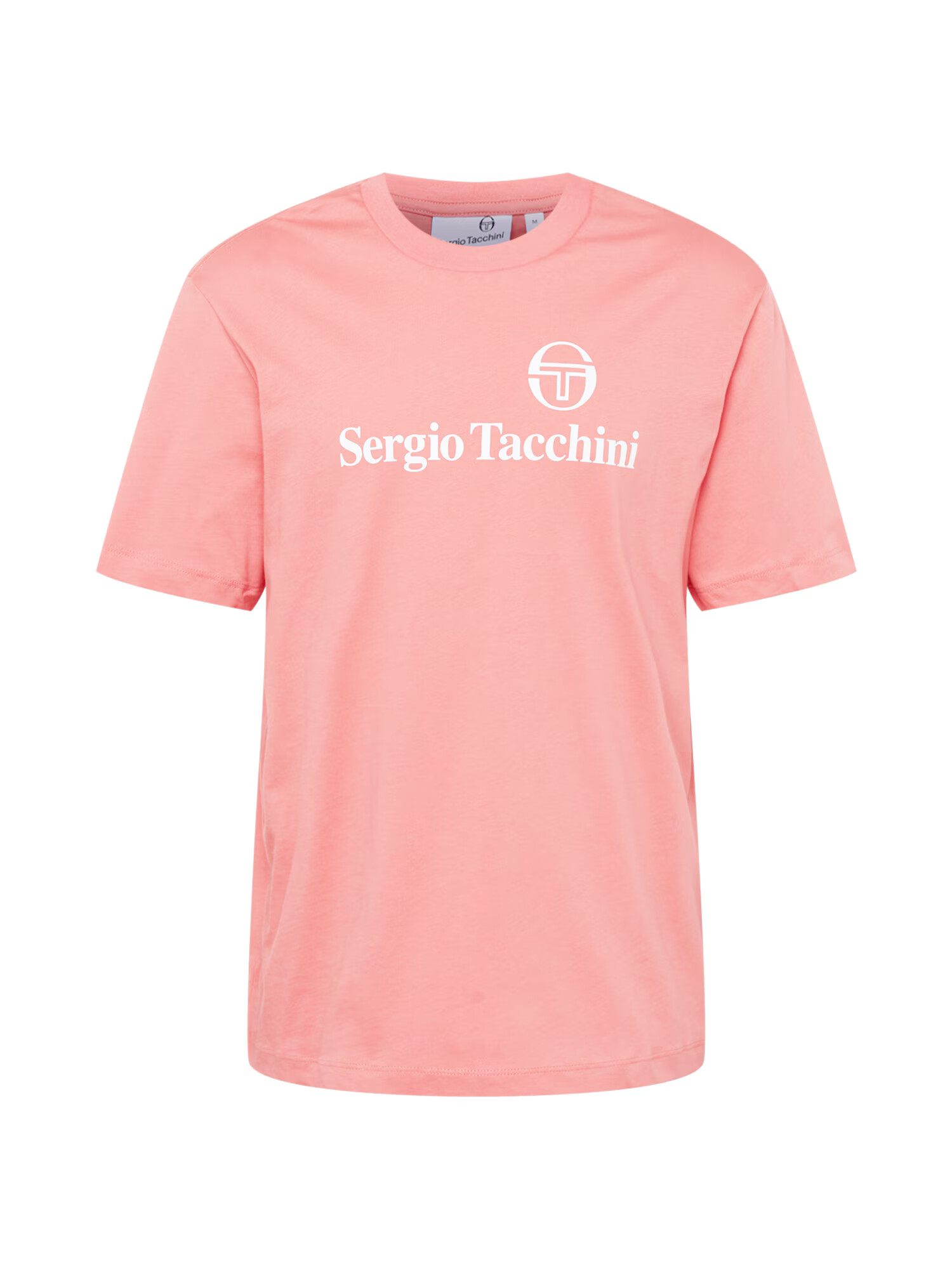 Sergio Tacchini Funkcionalna majica rosé / bela - Pepit.si