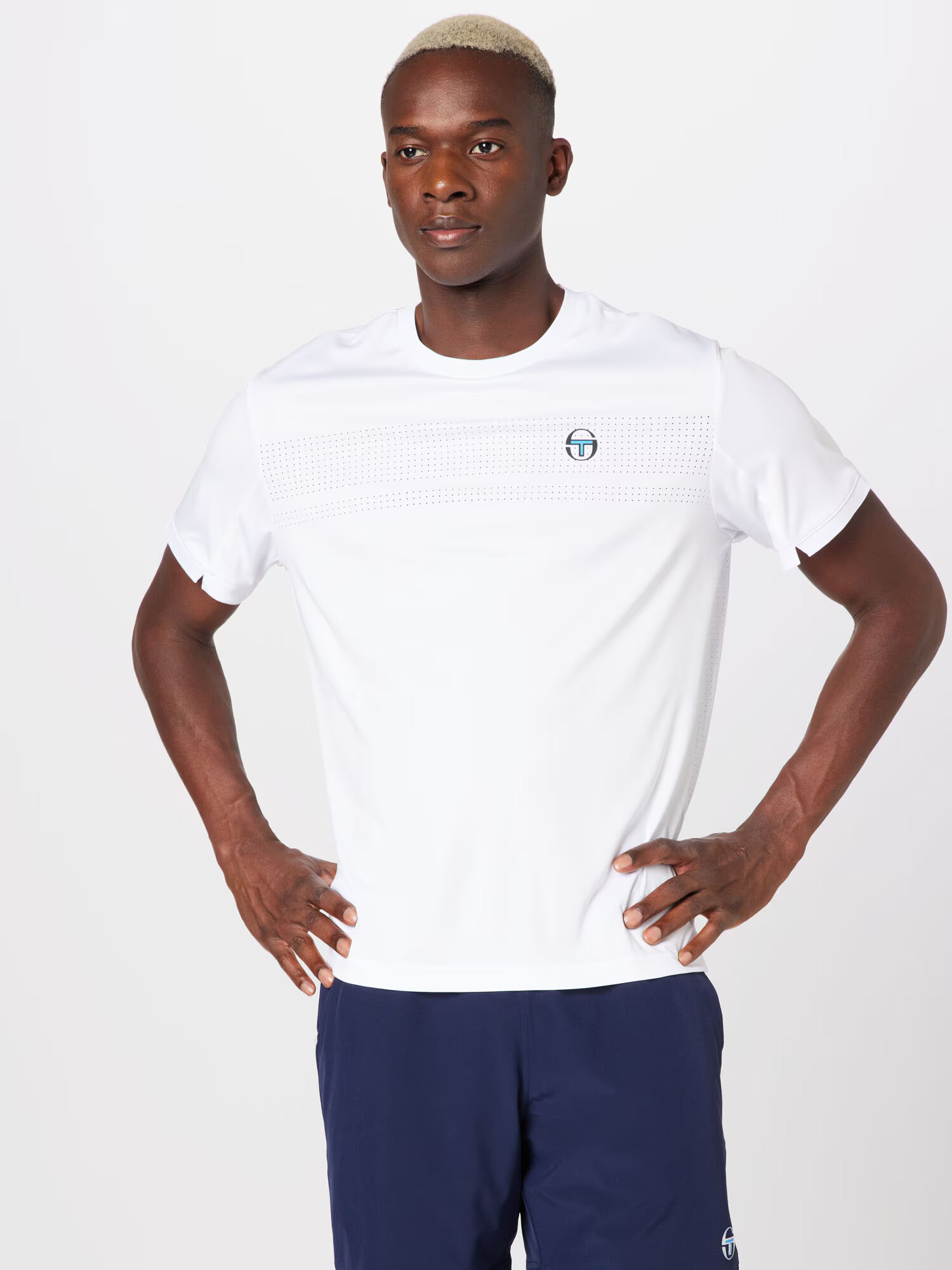 Sergio Tacchini Funkcionalna majica 'YOUNG LINE' bela - Pepit.si