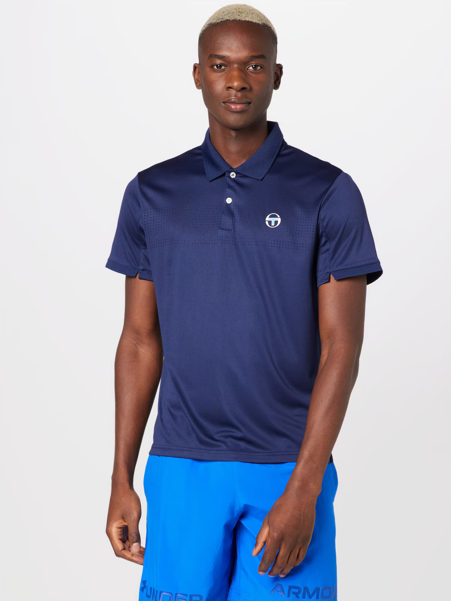 Sergio Tacchini Funkcionalna majica 'YOUNG LINE' mornarska - Pepit.si