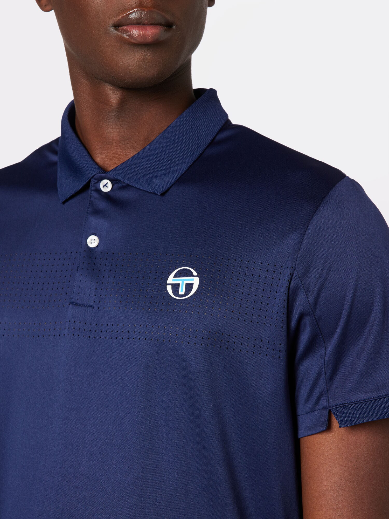 Sergio Tacchini Funkcionalna majica 'YOUNG LINE' mornarska - Pepit.si