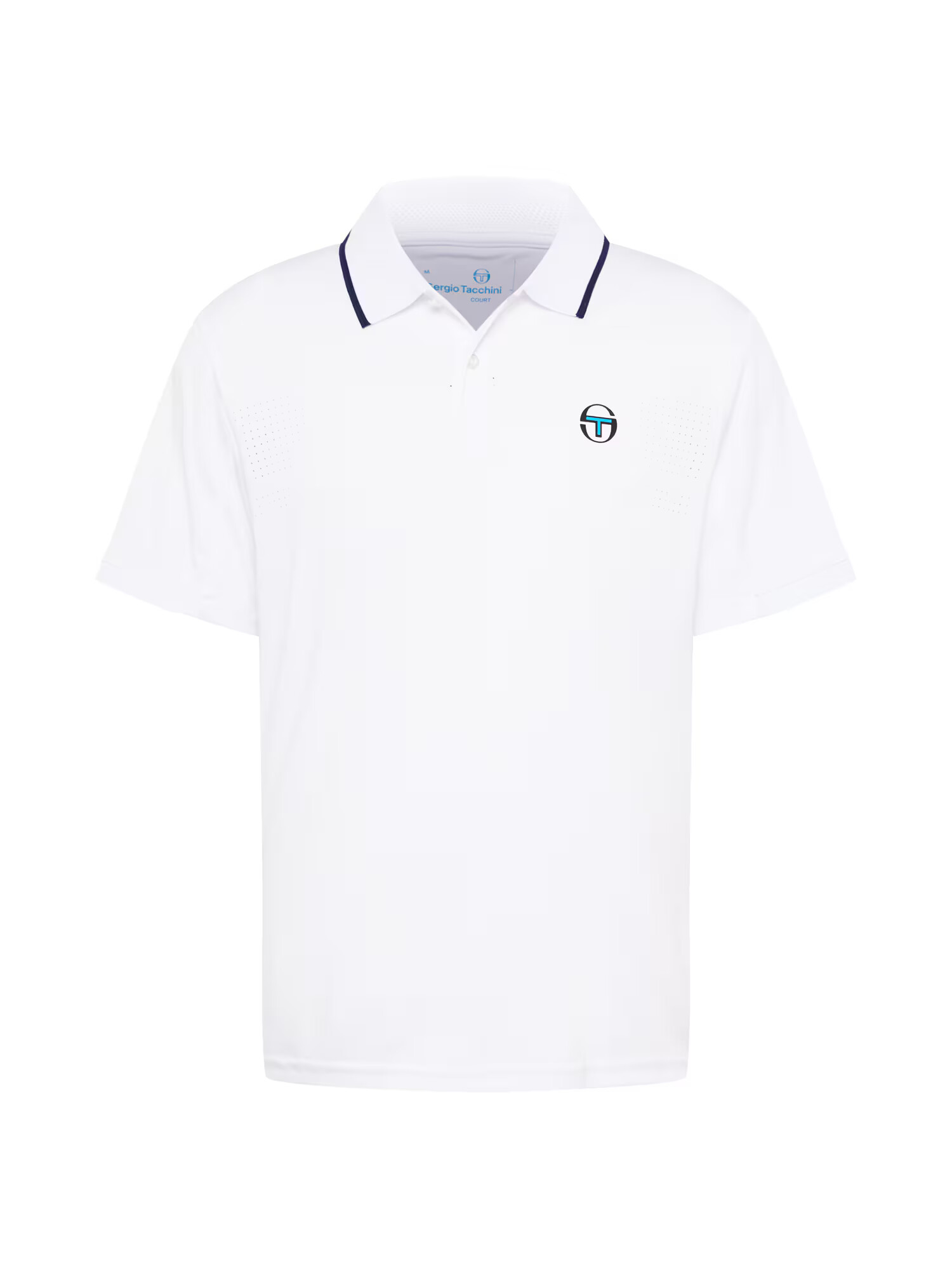 Sergio Tacchini Funkcionalna majica 'YOUNG LINE PRO' azur / temno modra / črna / bela - Pepit.si