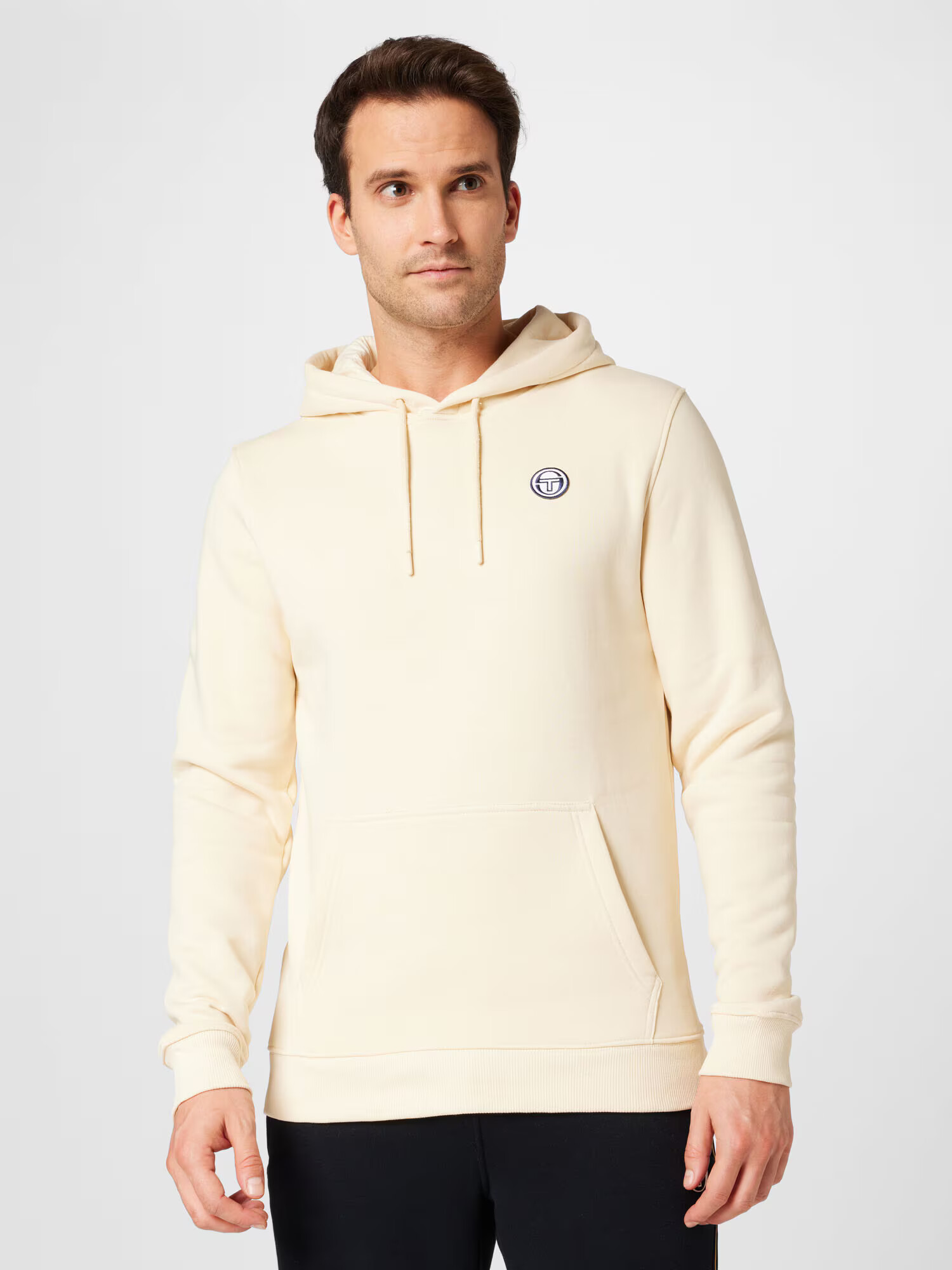 Sergio Tacchini Majica 'LORENZO' bež / črna / bela - Pepit.si