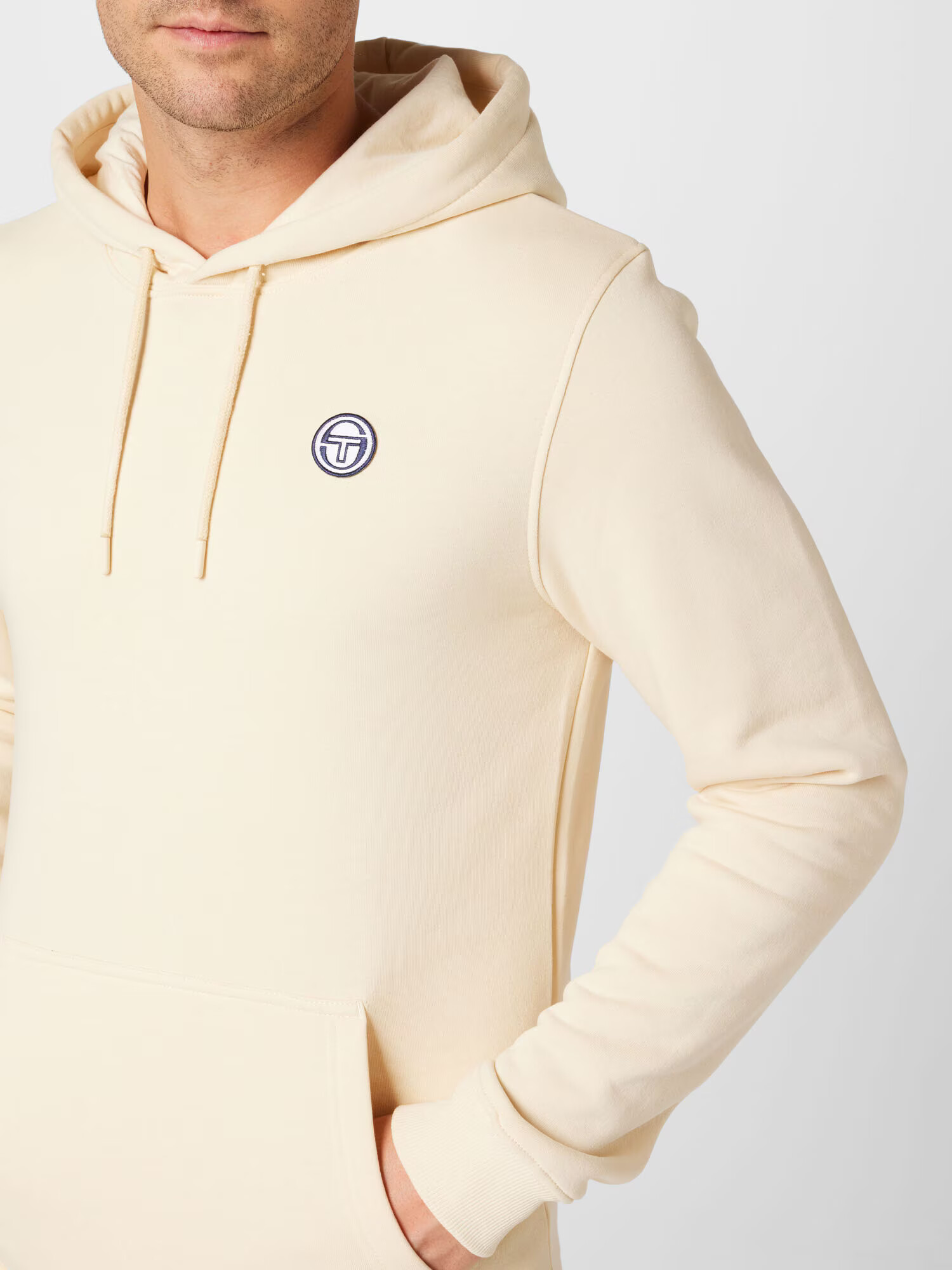 Sergio Tacchini Majica 'LORENZO' bež / črna / bela - Pepit.si