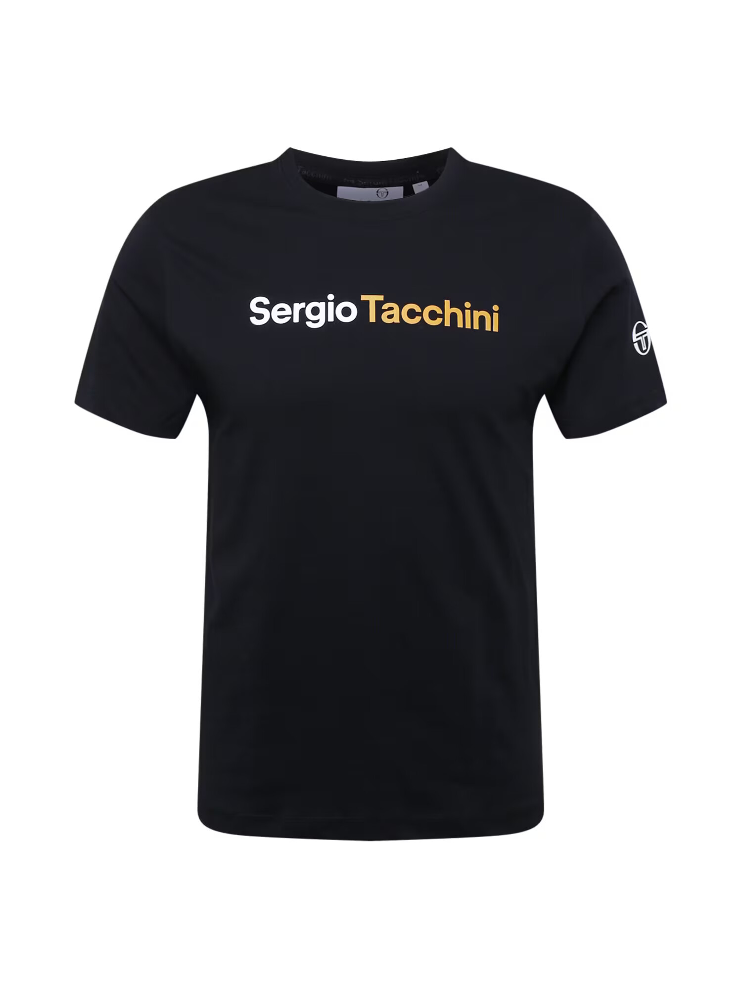 Sergio Tacchini Majica 'ROBIN' rumena / črna / bela - Pepit.si