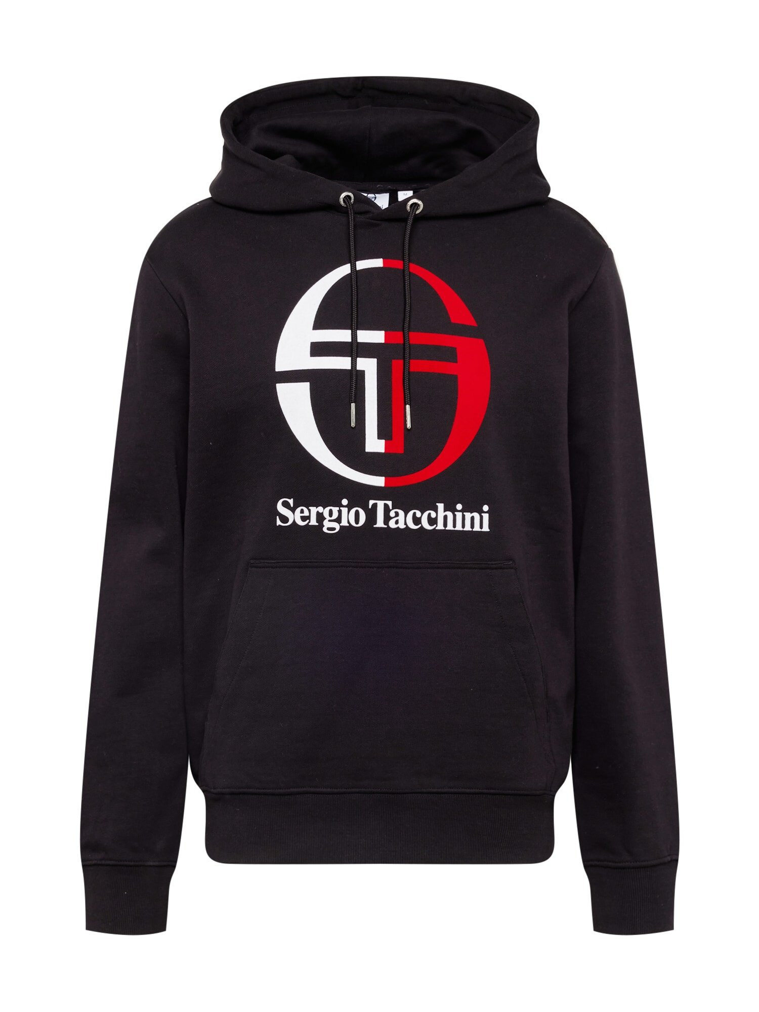 Sergio Tacchini Športna majica 'NEW IBERIS' rdeča / črna / bela - Pepit.si