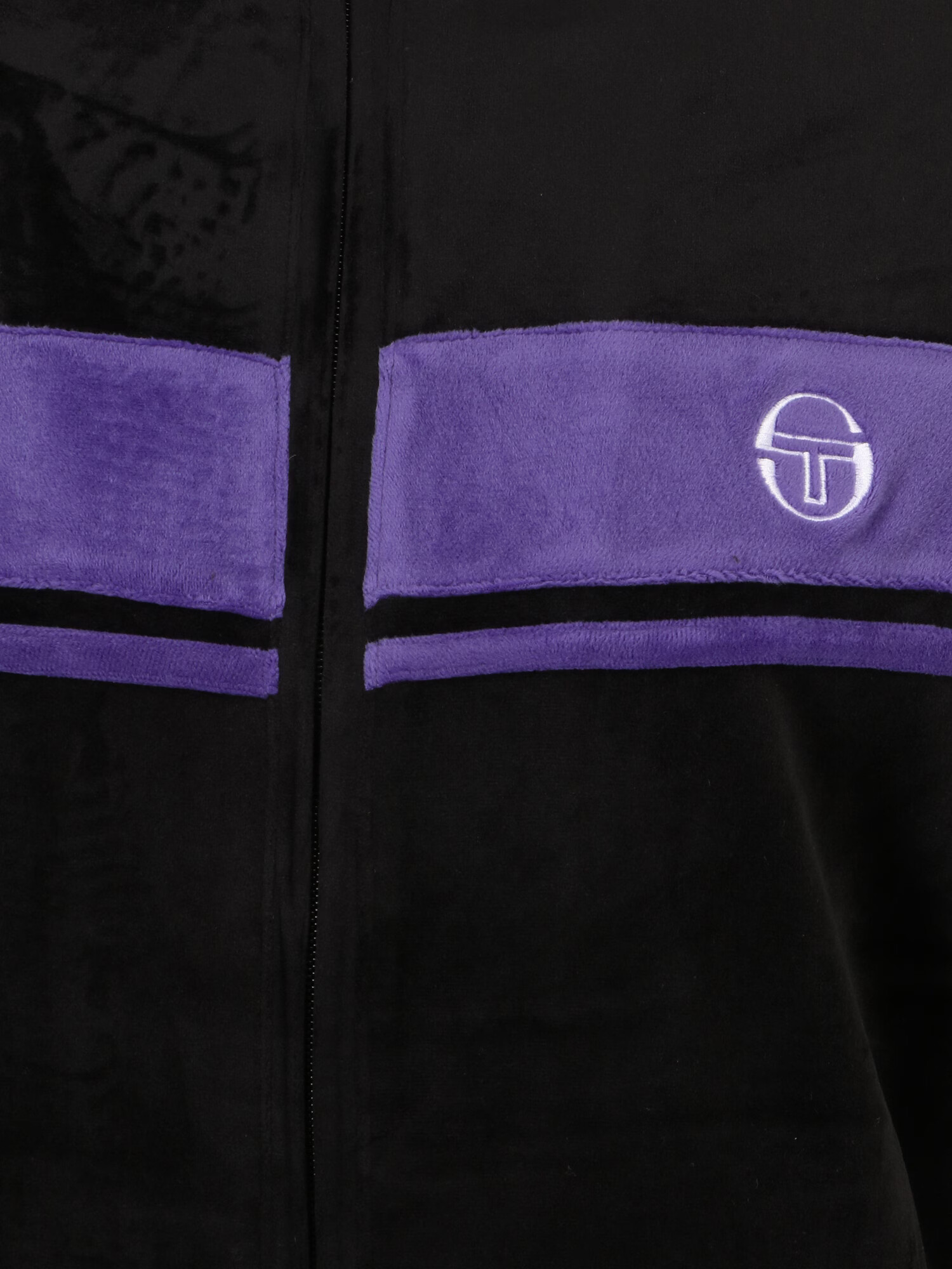 Sergio Tacchini Športna trenirka 'DAMARINDO' lila / črna / bela - Pepit.si