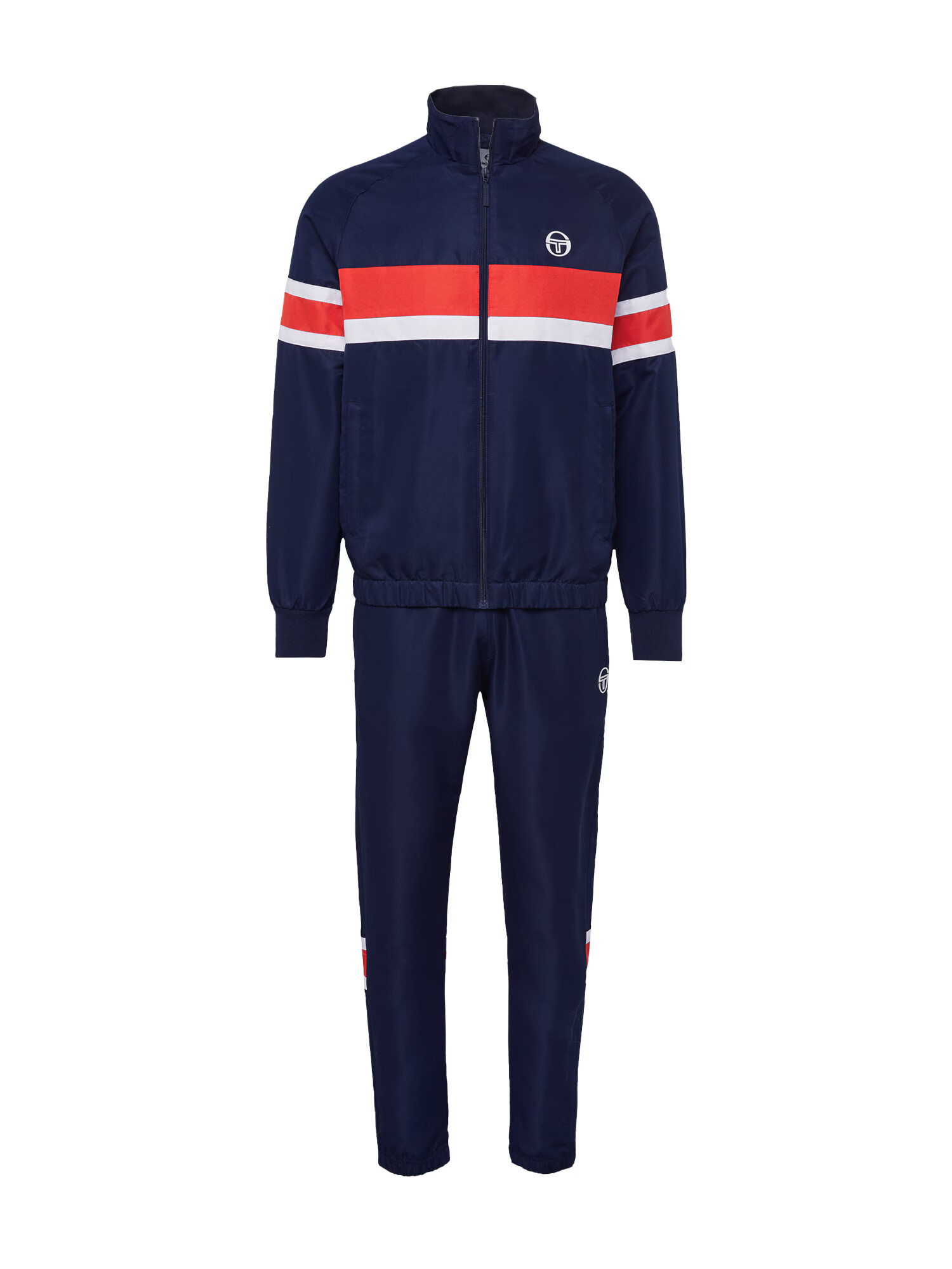 Sergio Tacchini Športna trenirka temno modra / rdeča / bela - Pepit.si