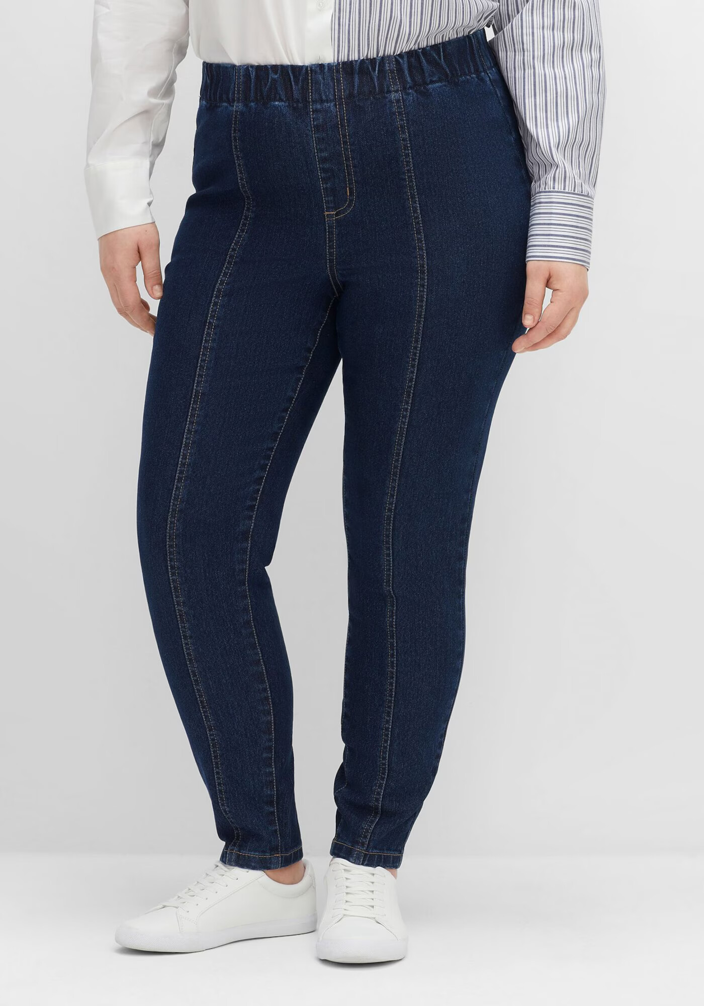 SHEEGO Jeans pajkice temno modra - Pepit.si