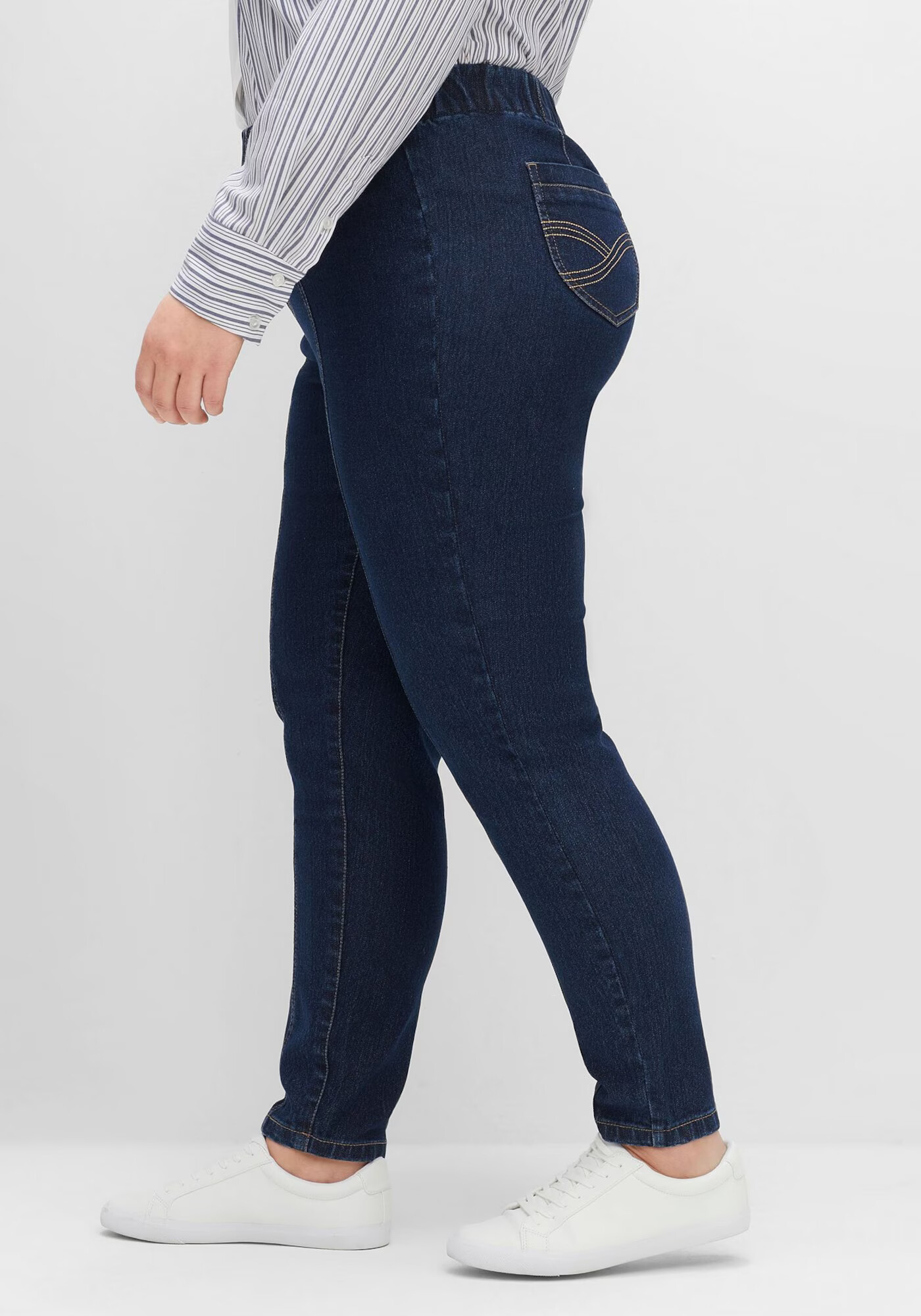 SHEEGO Jeans pajkice temno modra - Pepit.si