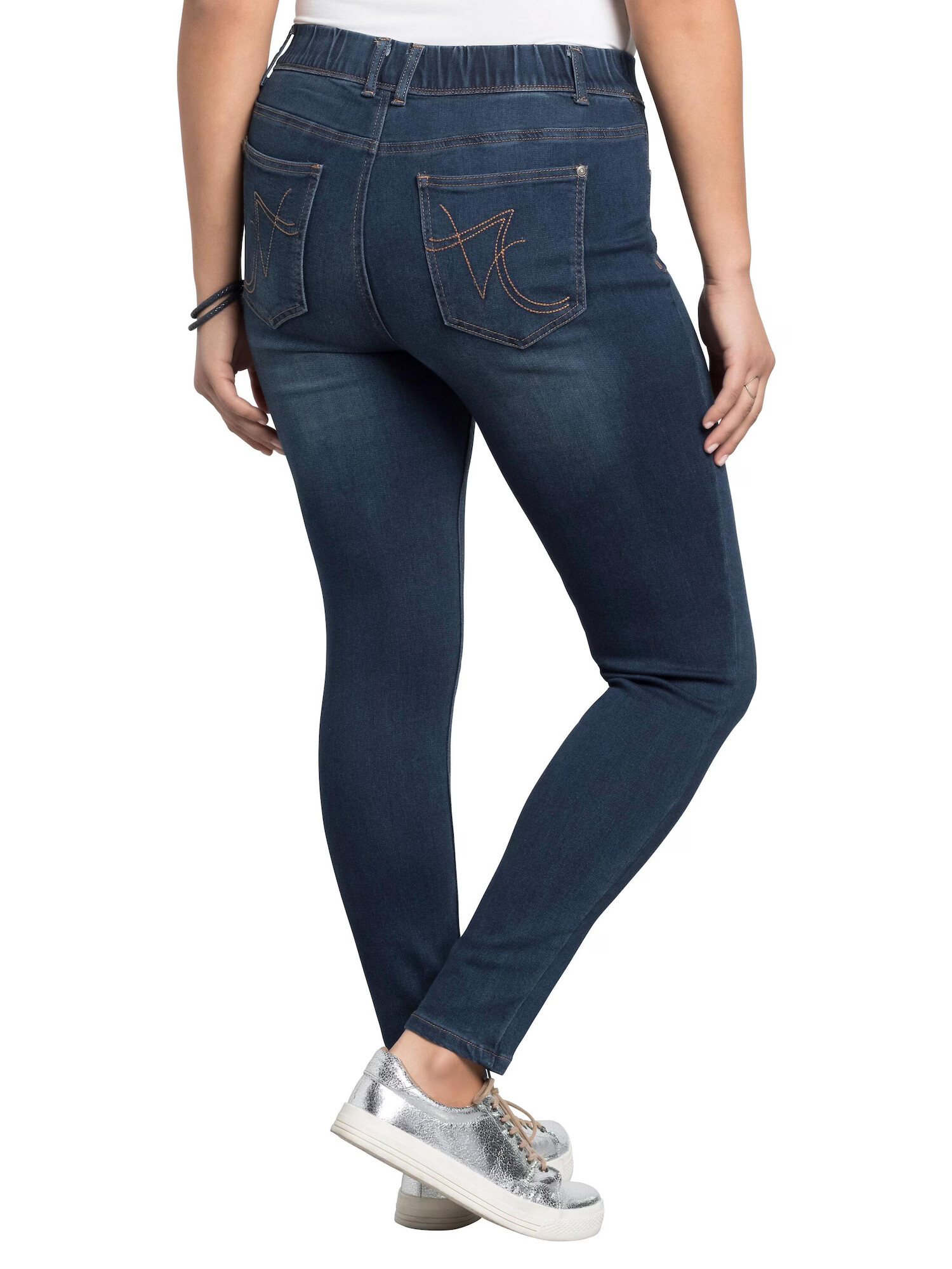 SHEEGO Jeans pajkice temno modra - Pepit.si