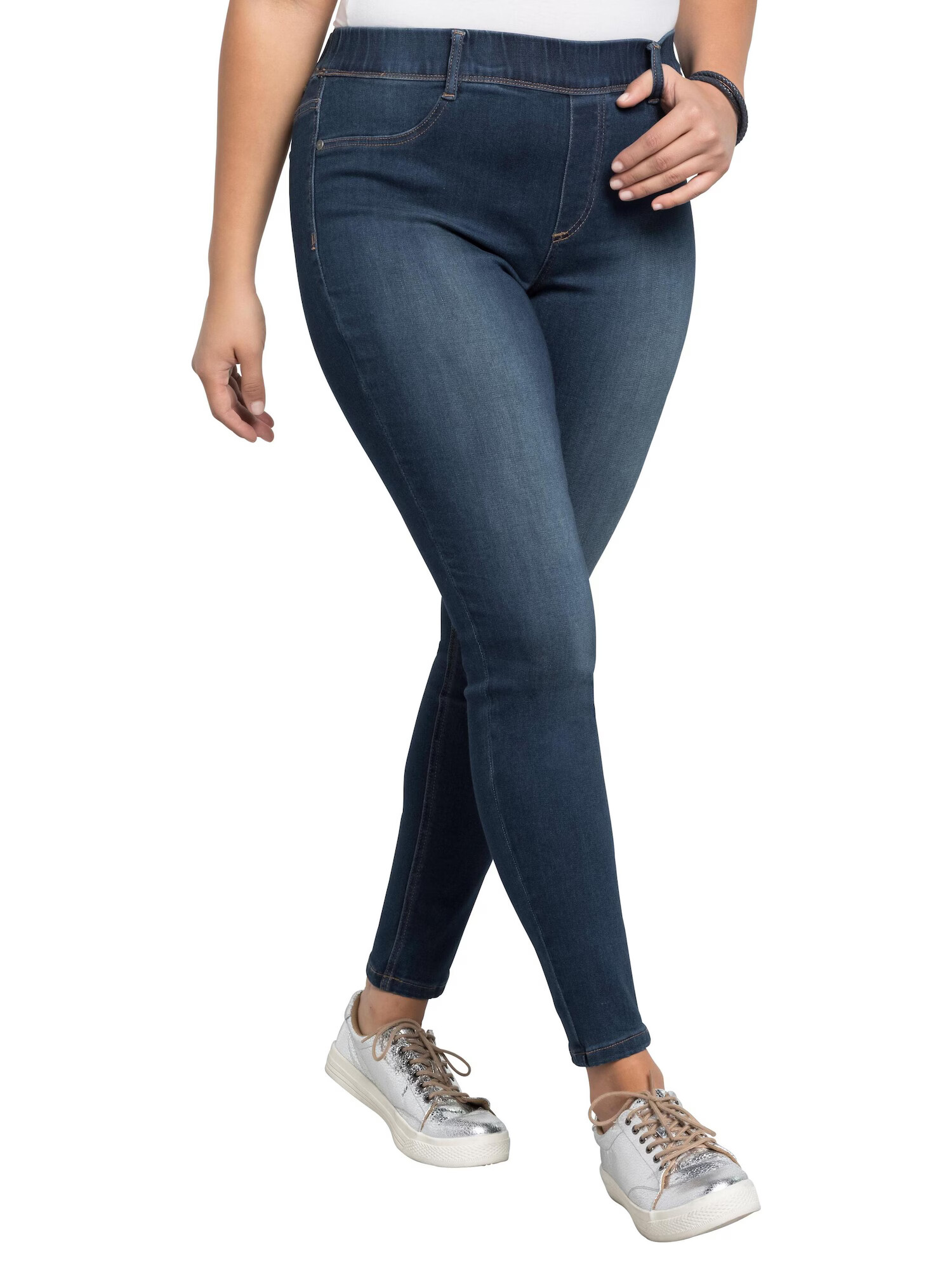 SHEEGO Jeans pajkice temno modra - Pepit.si