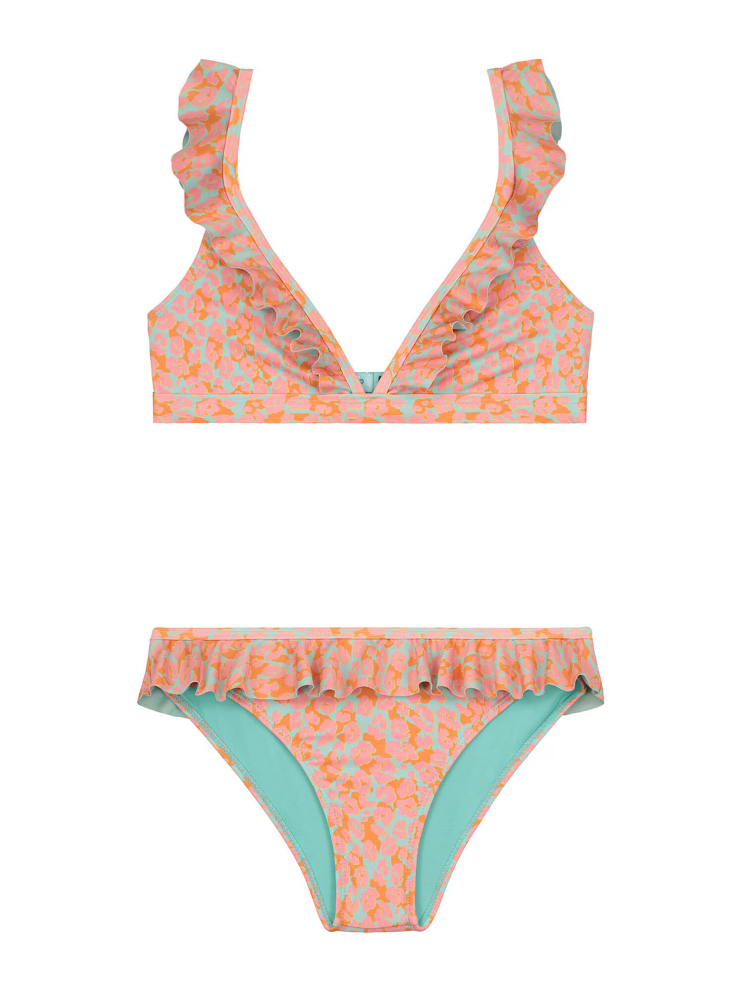 Shiwi Bikini 'BELLA' modra / pastelno modra / temno oranžna / roza - Pepit.si