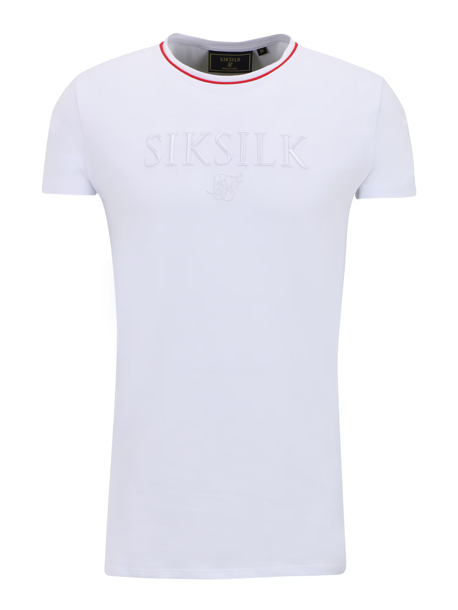 SikSilk Majica bela / rdeča - Pepit.si