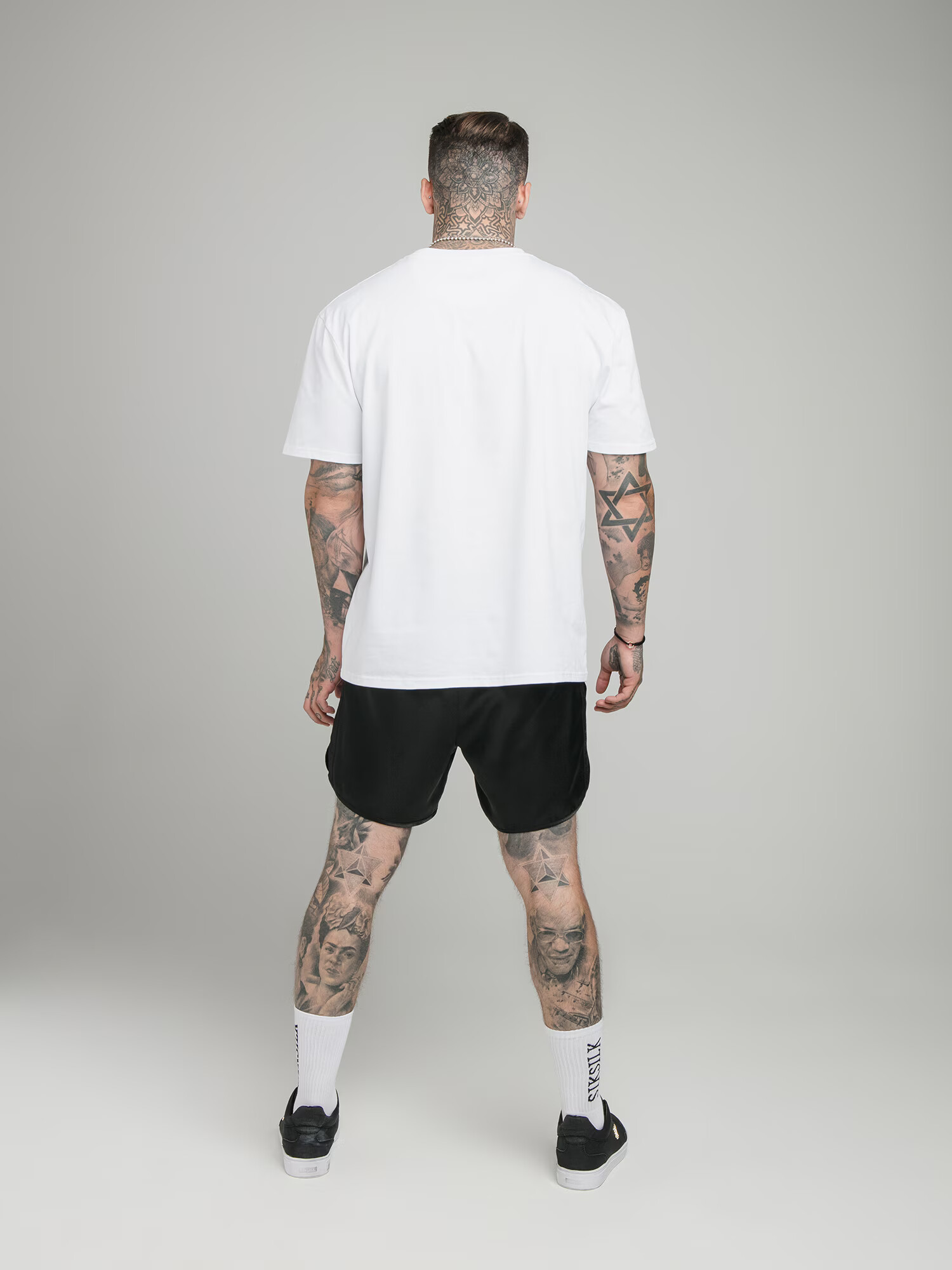 SikSilk Majica črna / bela - Pepit.si