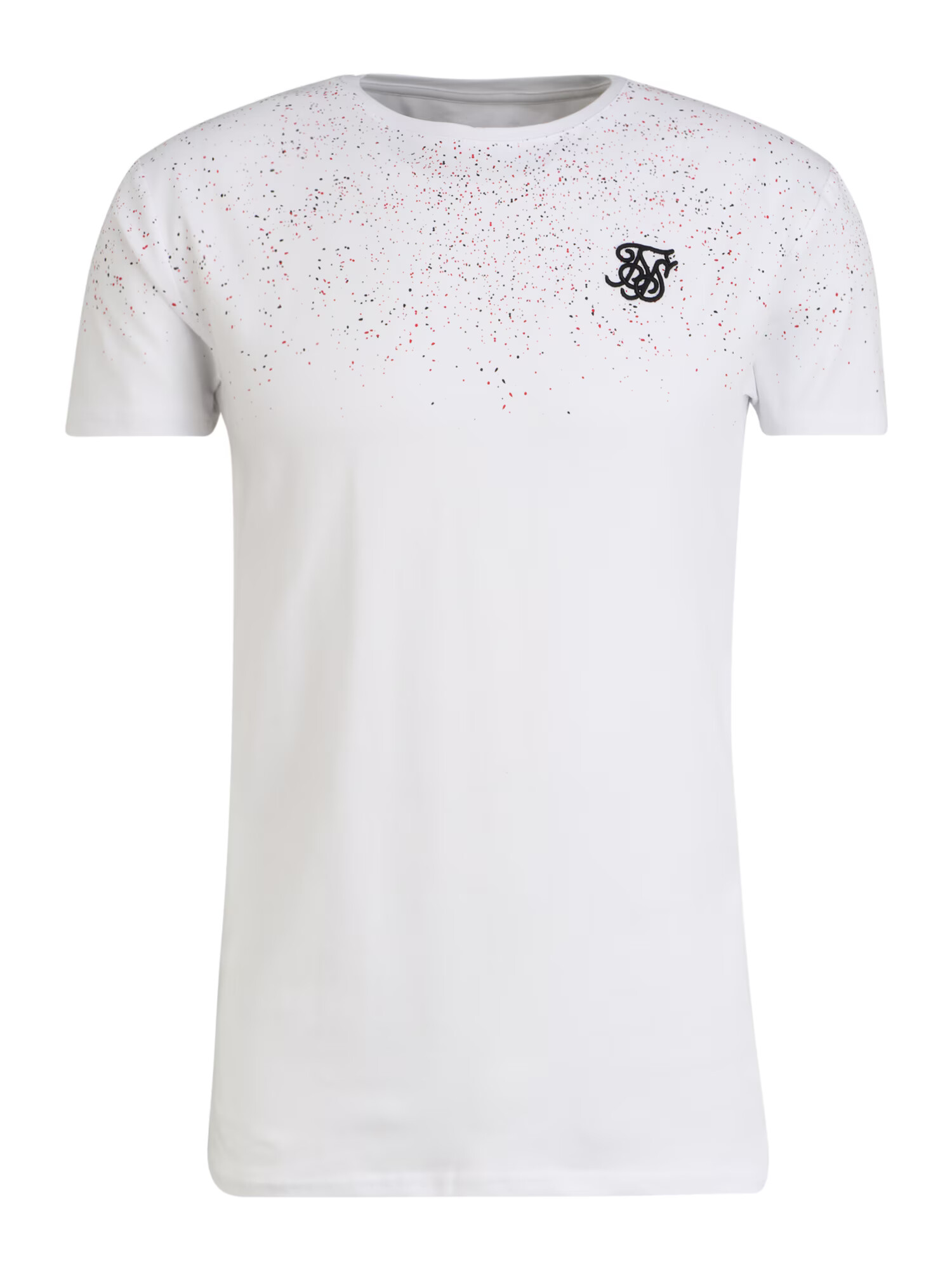 SikSilk Majica črna / bela / rdeča - Pepit.si