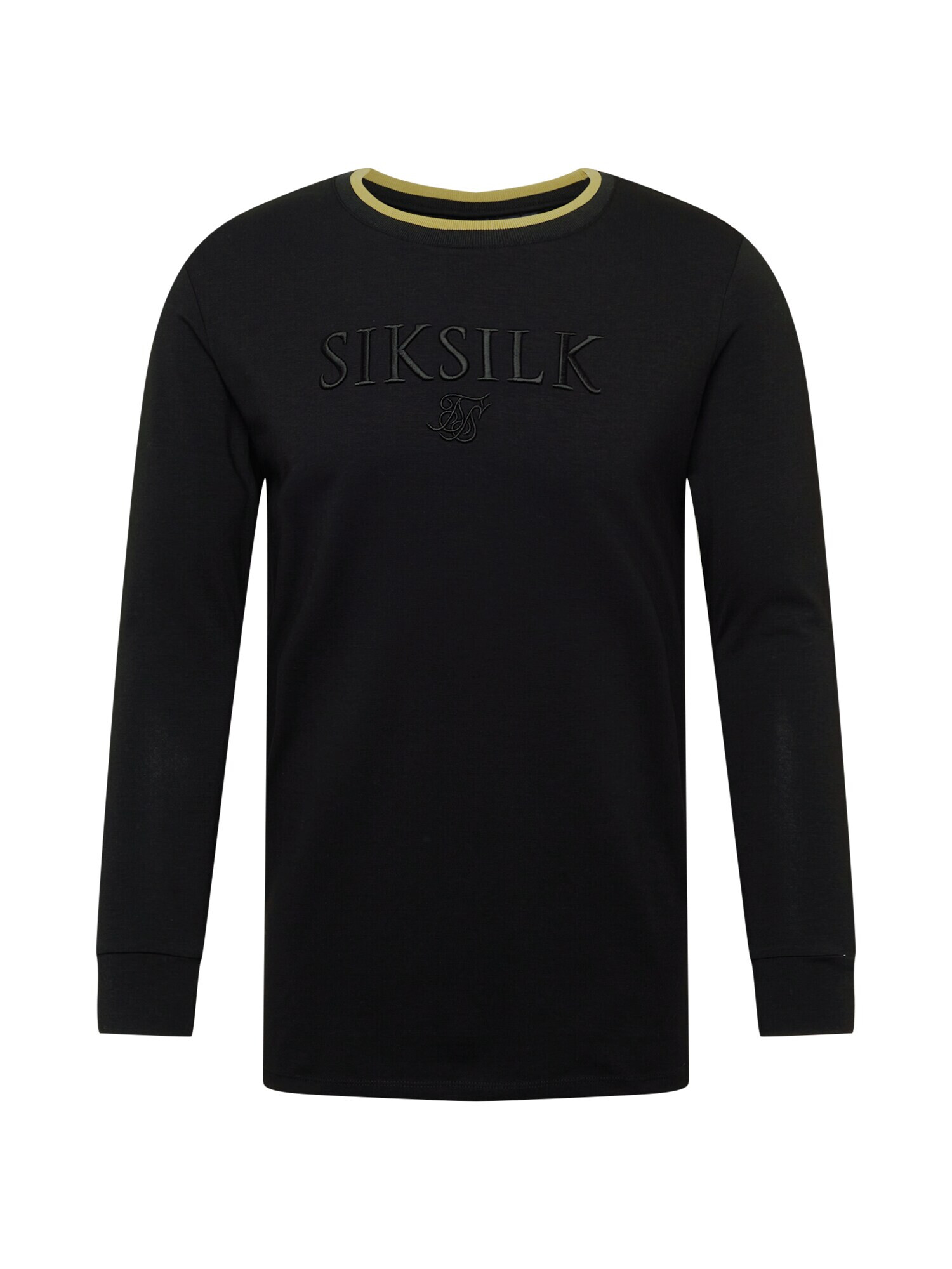 SikSilk Majica črna / gorčica - Pepit.si