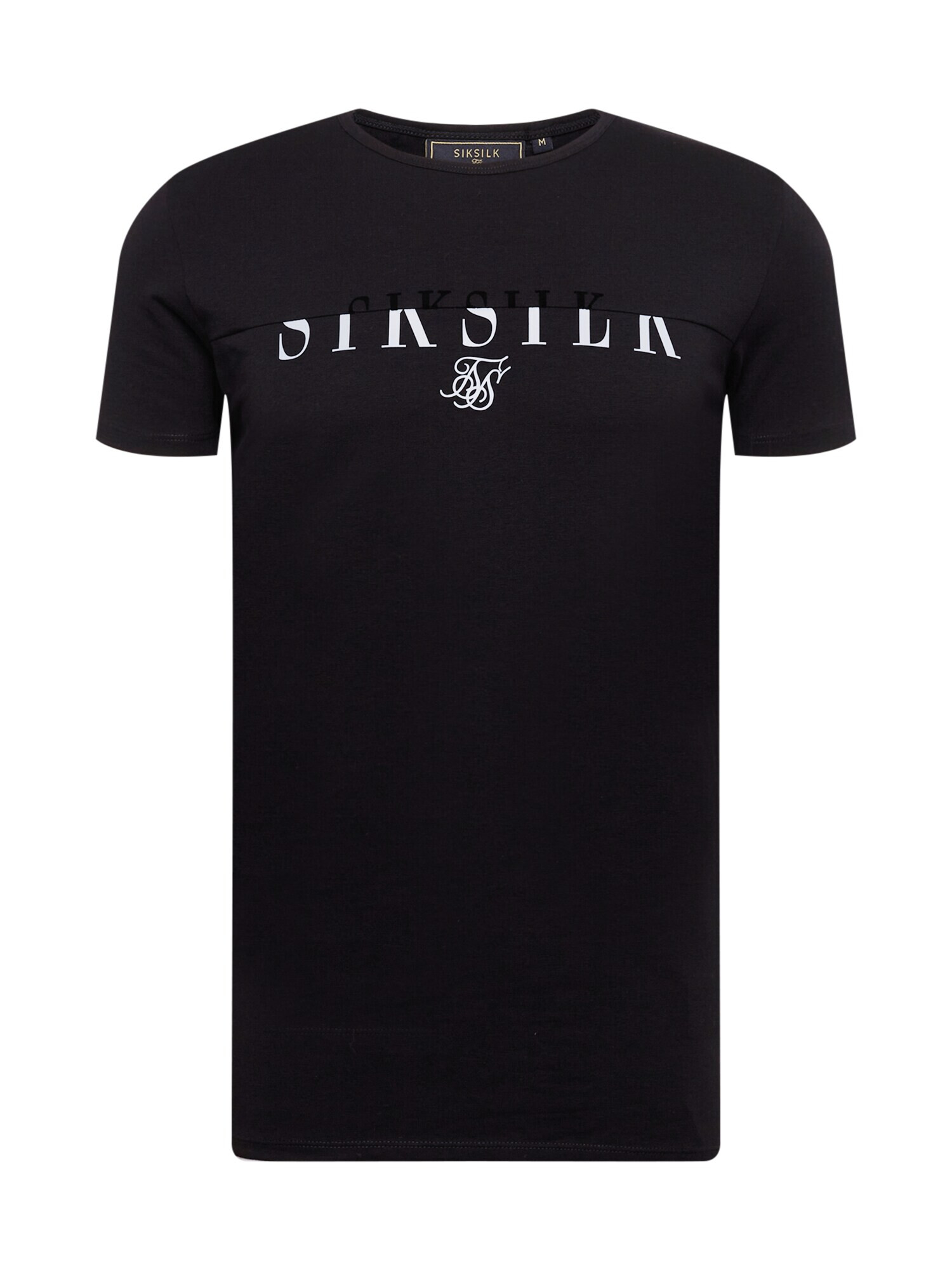 SikSilk Majica 'Division' črna / bela - Pepit.si