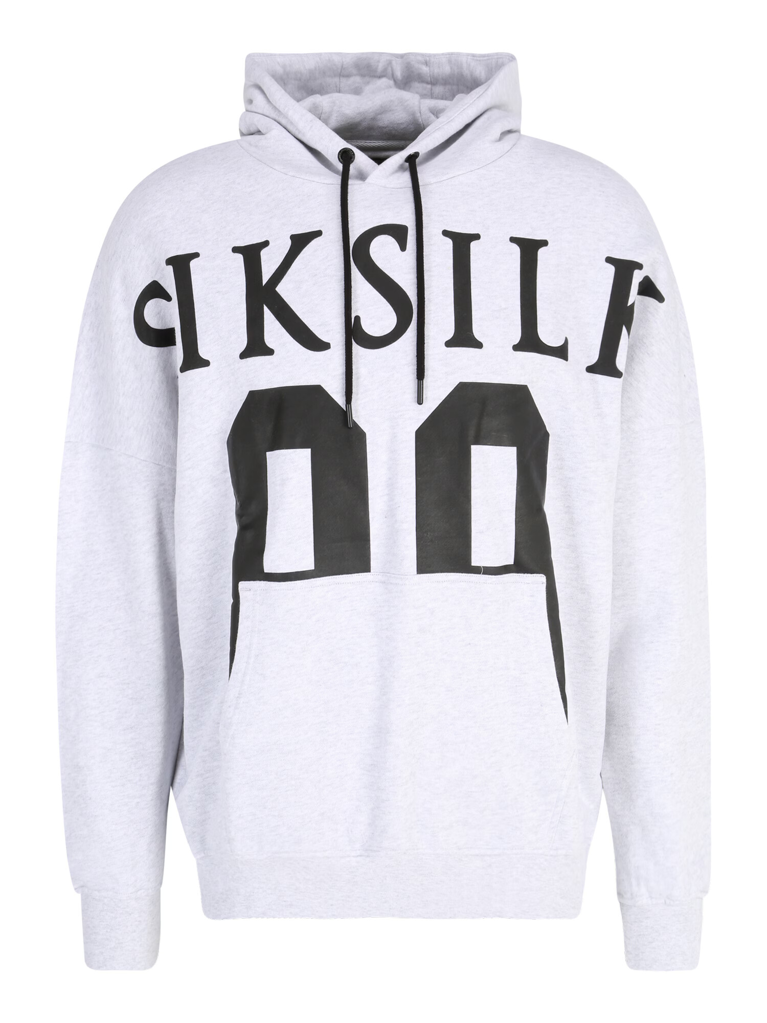 SikSilk Majica pegasto siva / črna - Pepit.si