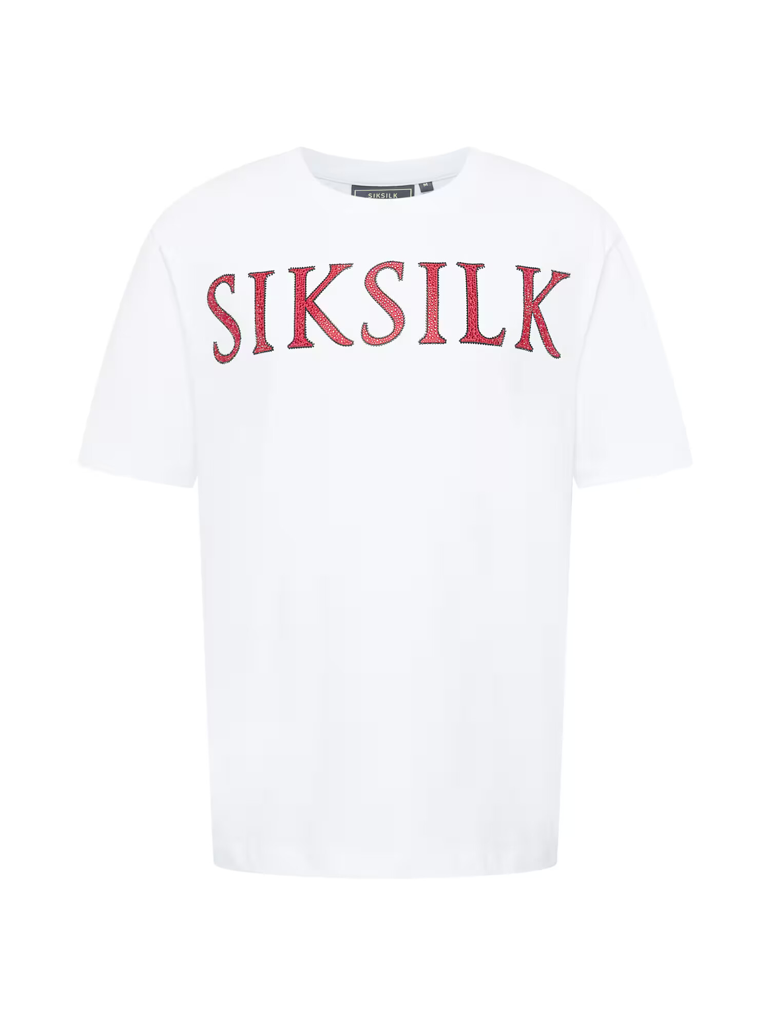 SikSilk Majica rdeča / črna / bela - Pepit.si