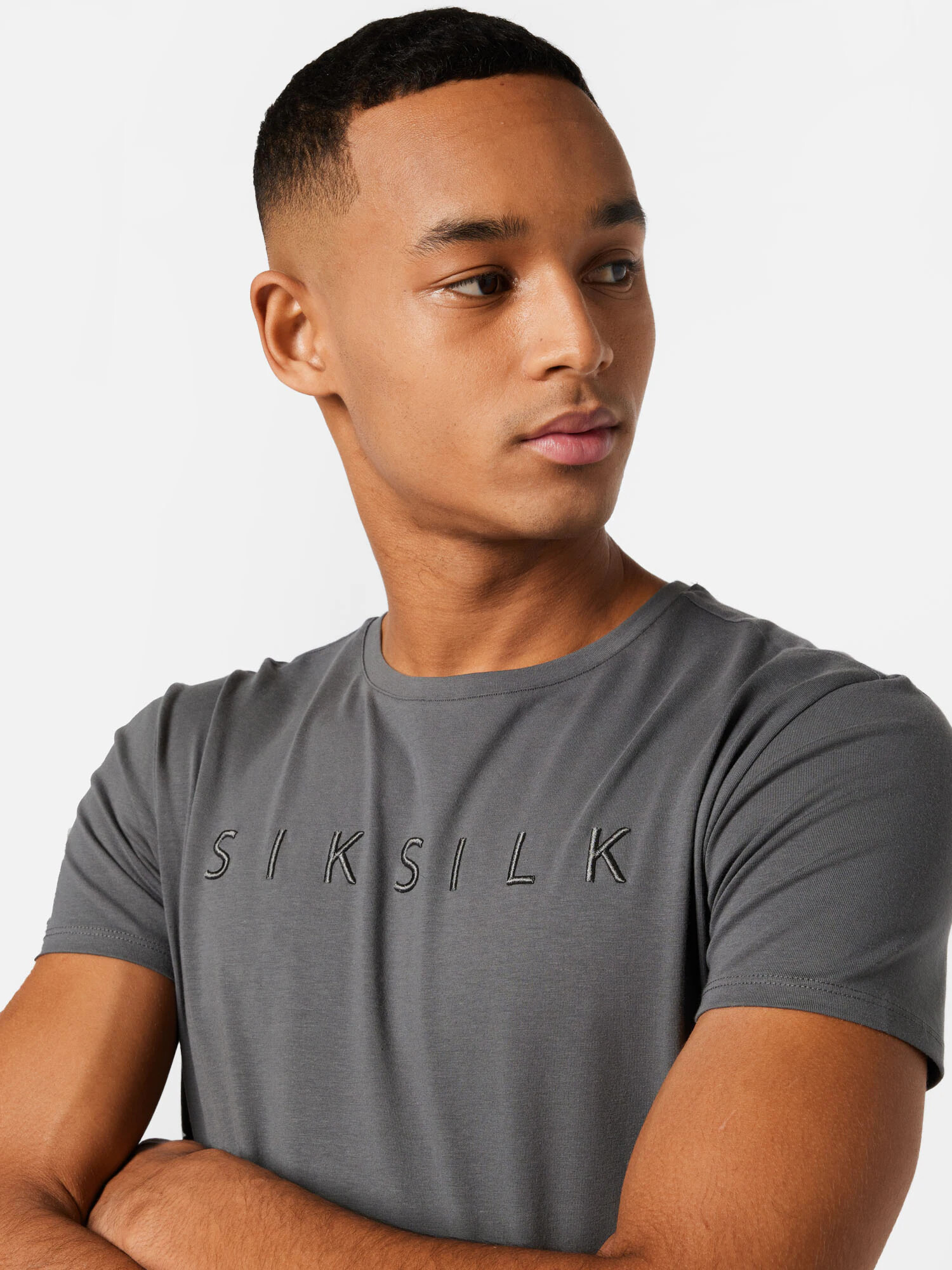 SikSilk Majica temno siva - Pepit.si