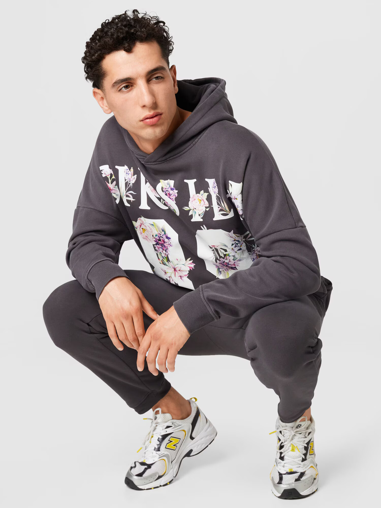 SikSilk Majica temno siva / mešane barve - Pepit.si