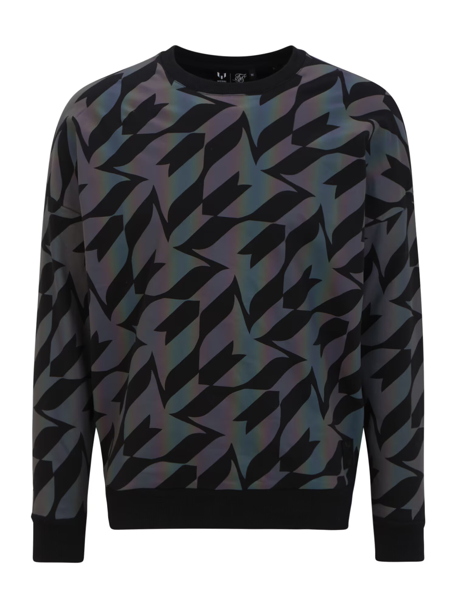 SikSilk Pullover 'Messi X ' črna / orhideja / svetlo zelena / svetlo rumena - Pepit.si