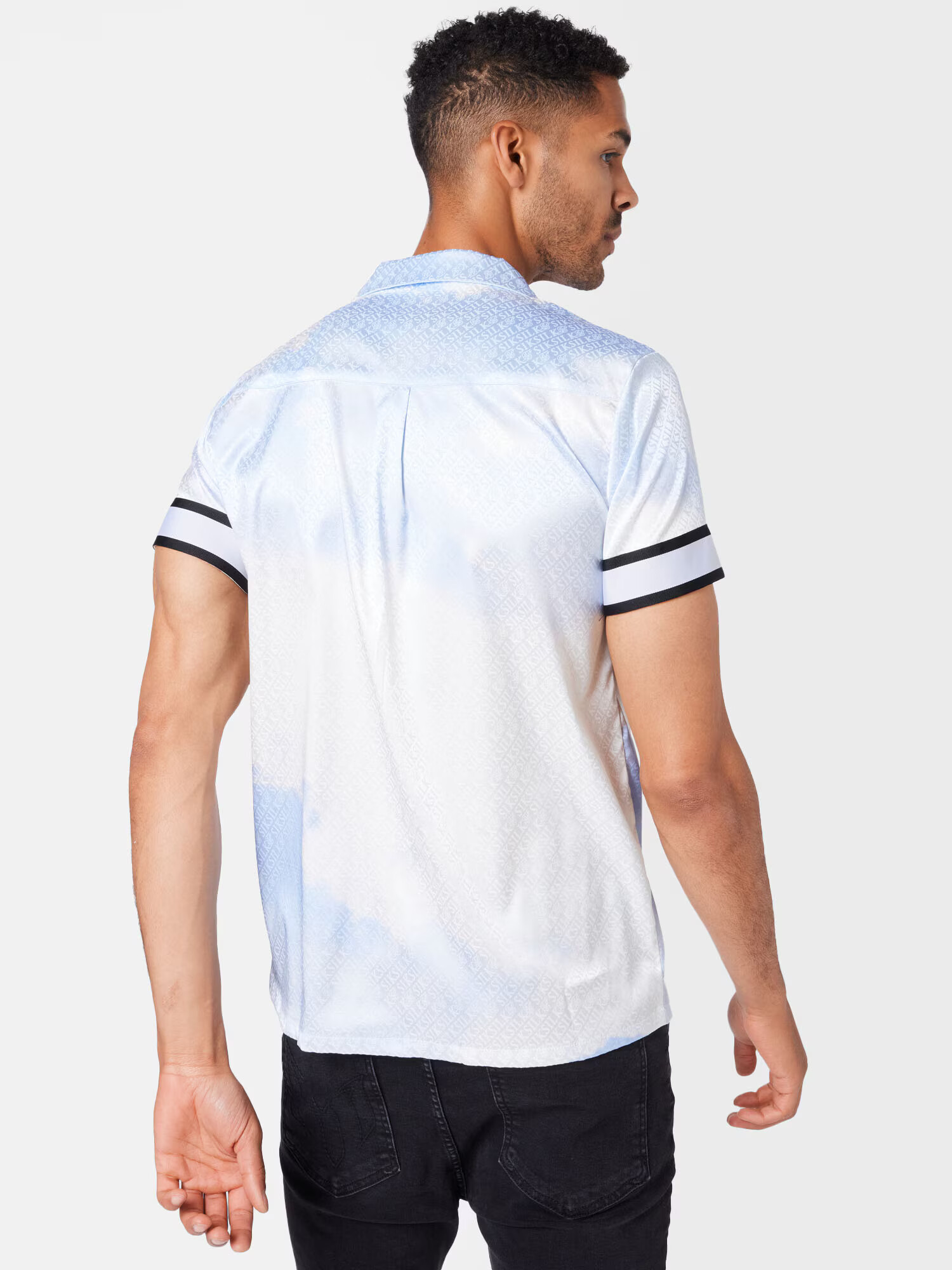 SikSilk Srajca mornarska / pastelno modra / svetlo modra - Pepit.si