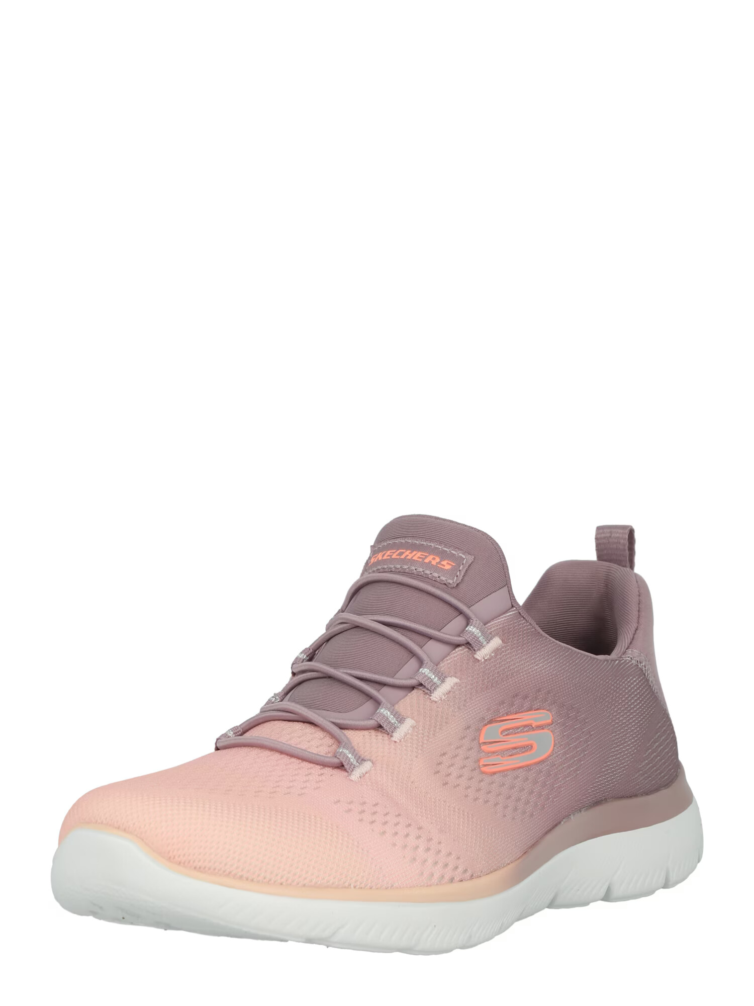 SKECHERS Natikač mauve / oranžna / roza - Pepit.si