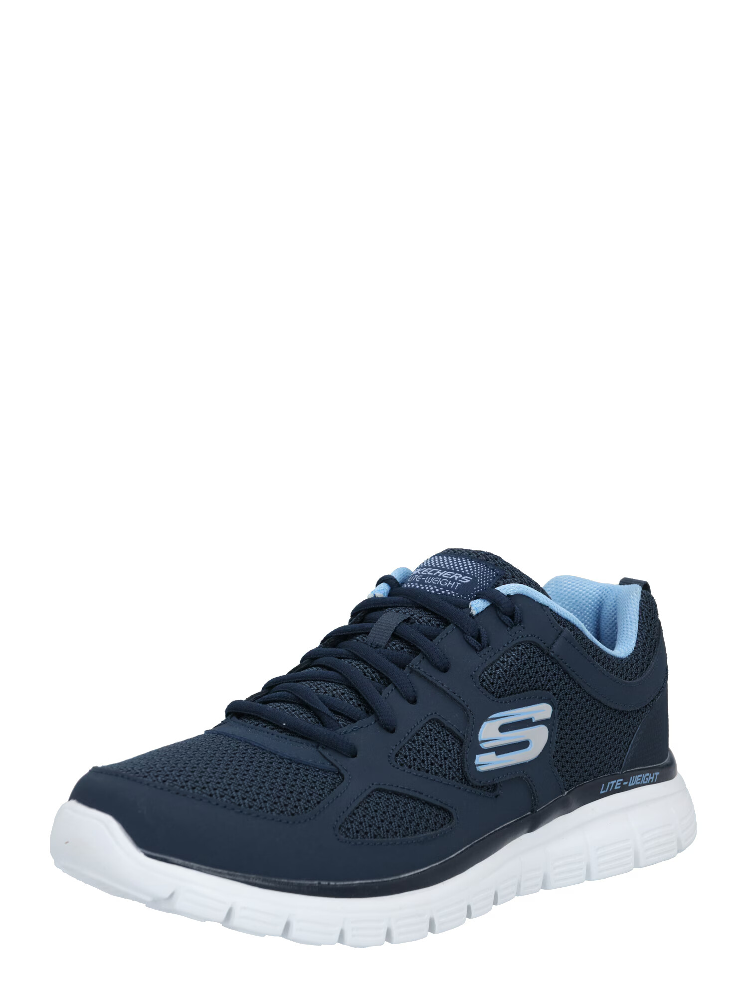 SKECHERS Nizke superge 'Burns Agoura' mornarska / svetlo modra / bela - Pepit.si