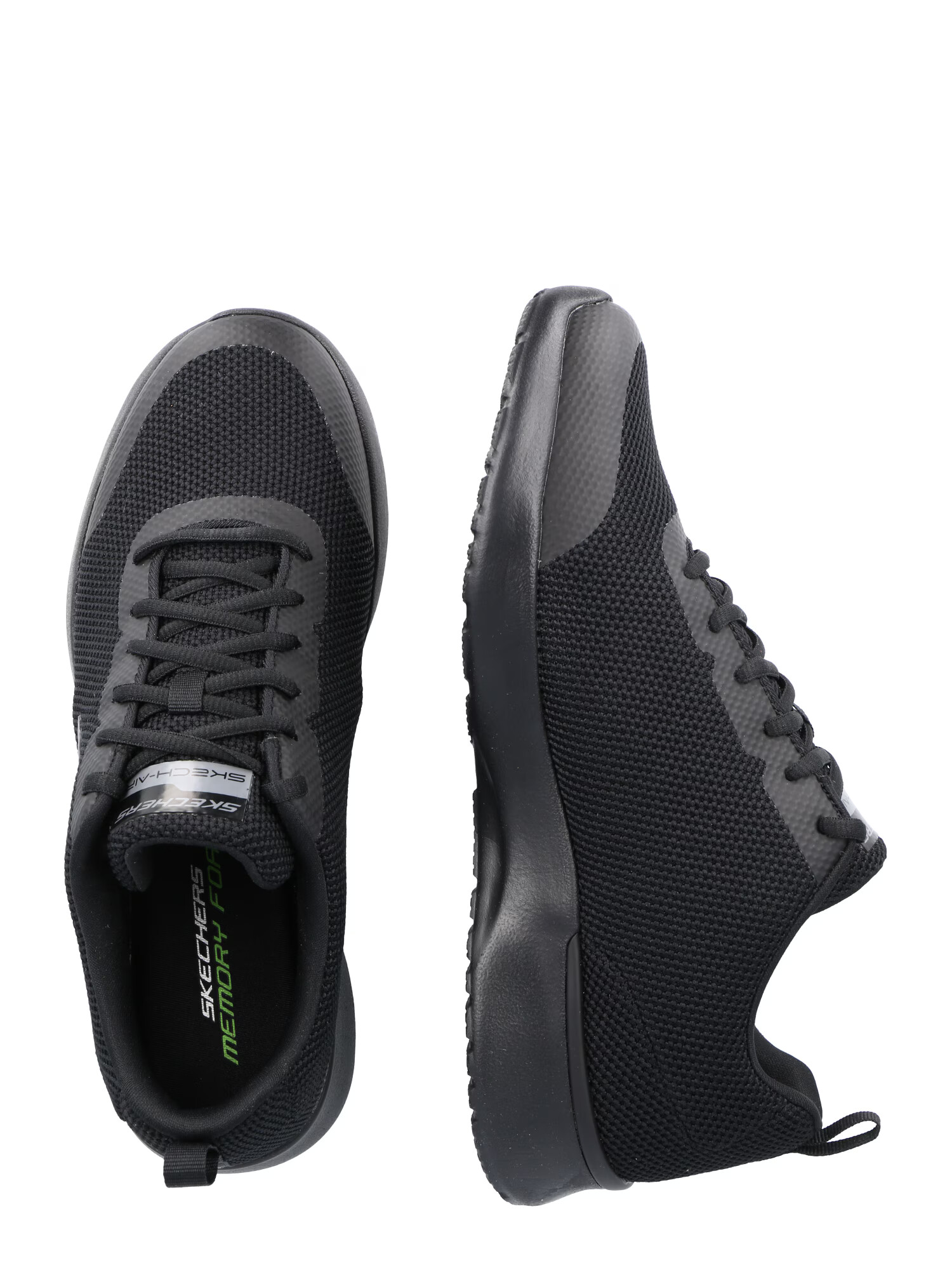 SKECHERS Nizke superge siva / črna - Pepit.si