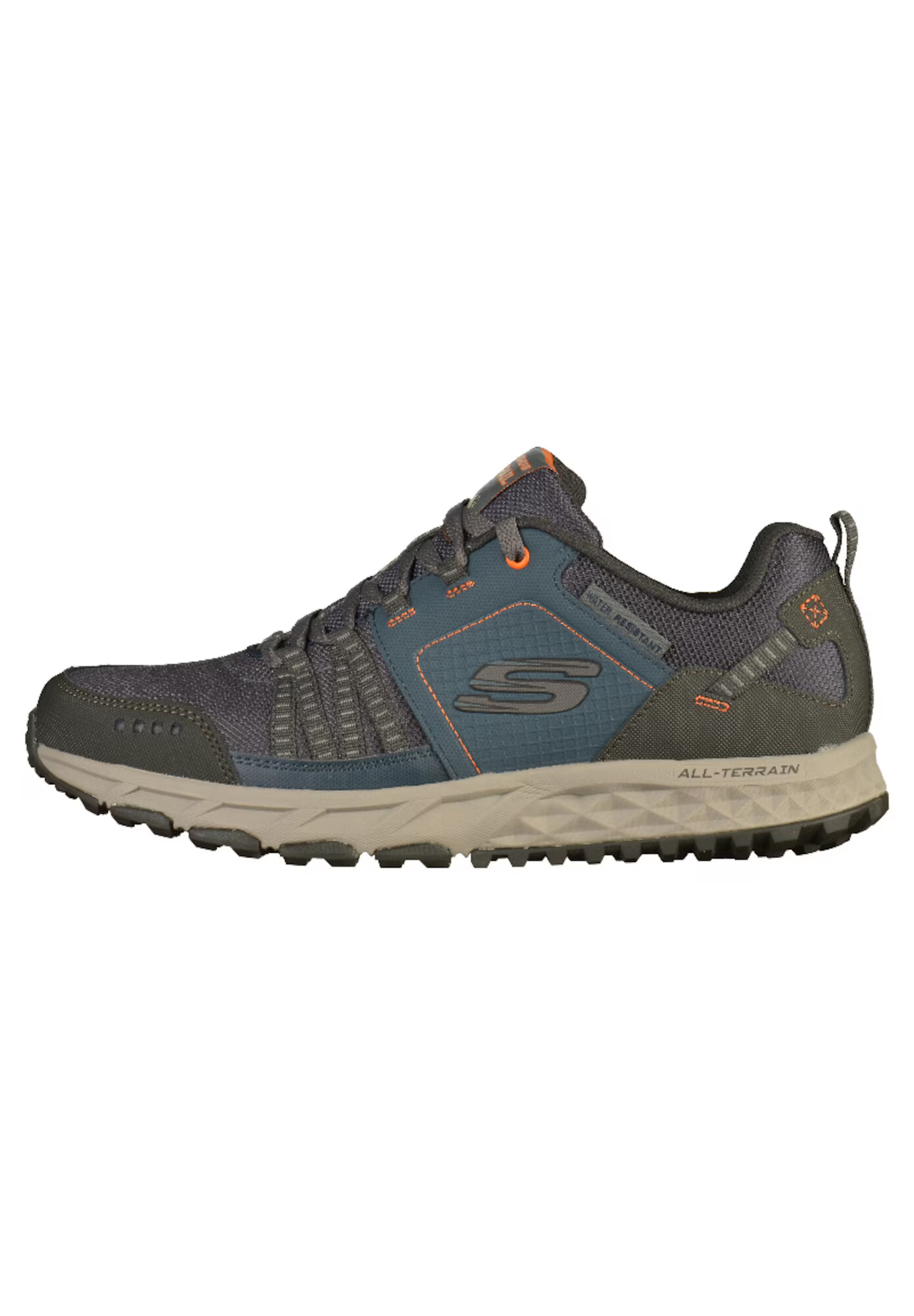 SKECHERS Nizke superge 'Escape Plan' temno siva / kaki / petrol - Pepit.si