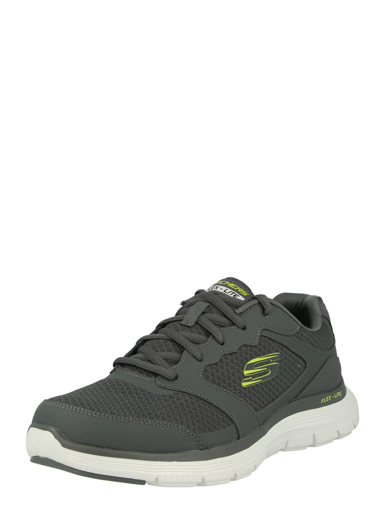 SKECHERS Nizke superge 'Flex Advantage 4.0' neonsko rumena / temno siva - Pepit.si