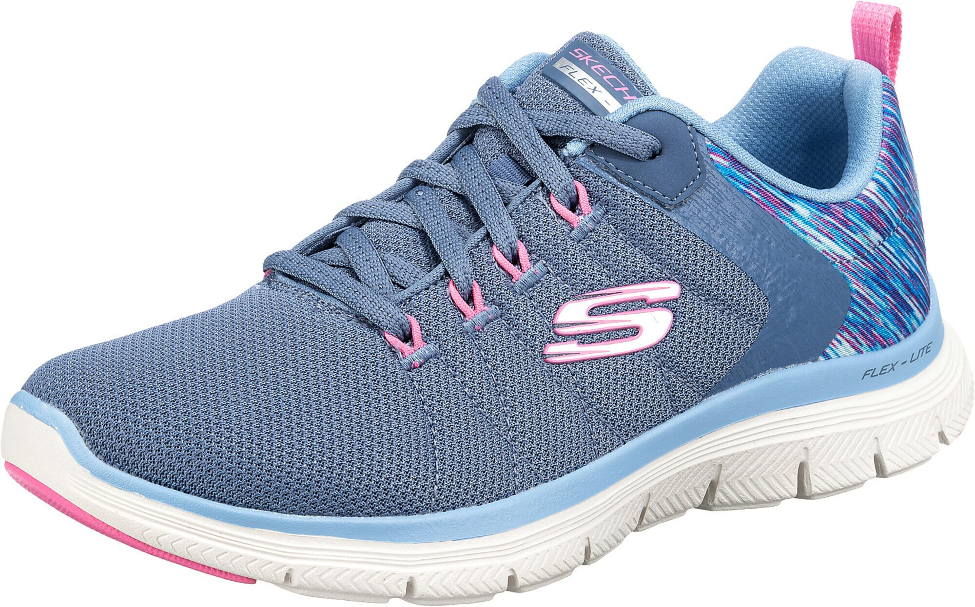 SKECHERS Nizke superge ' Flex Appeal 4.4' dimno modra / bela / roza - Pepit.si