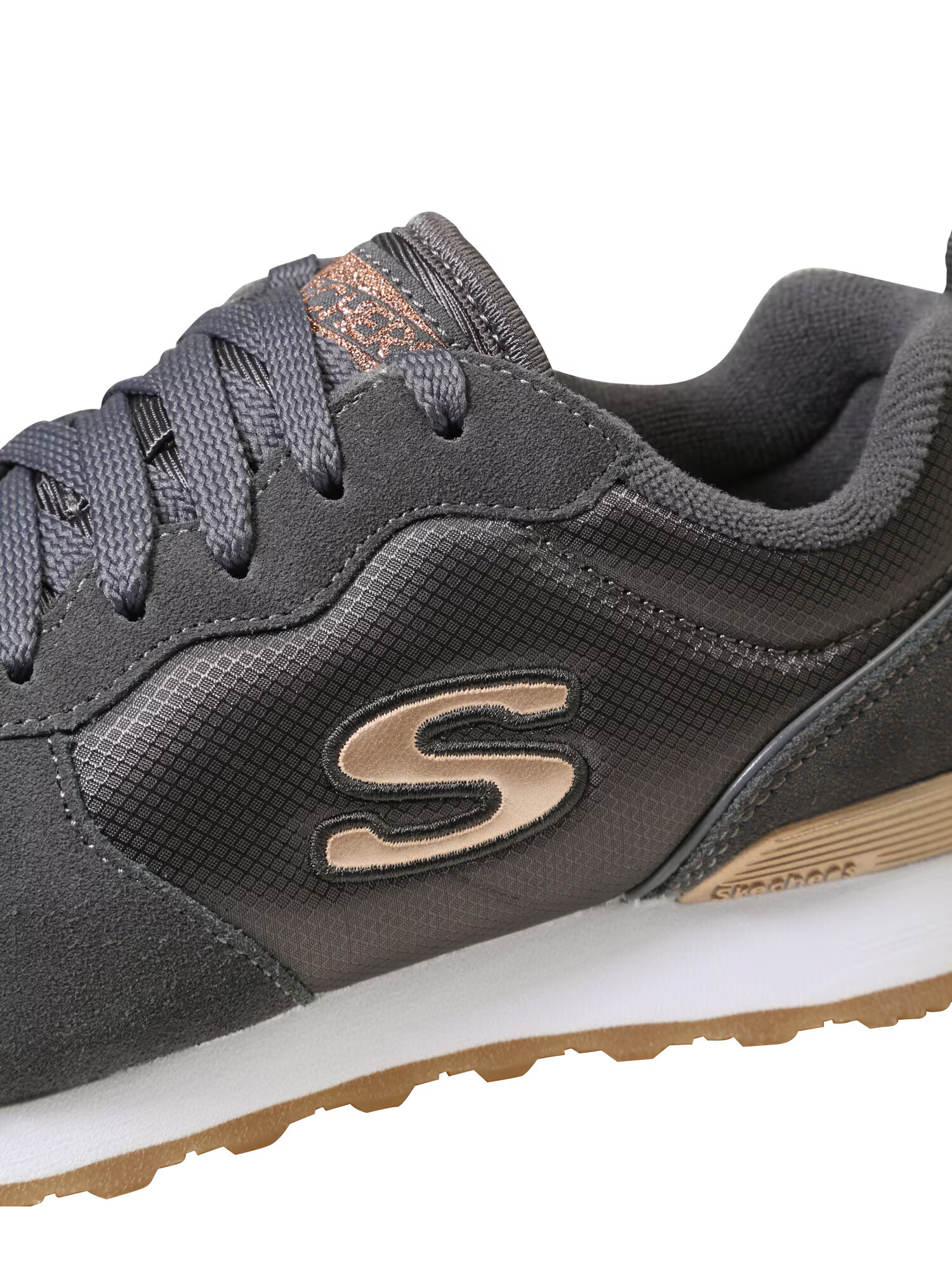 SKECHERS Nizke superge 'Gold'n Gurl' siva / svetlo roza - Pepit.si