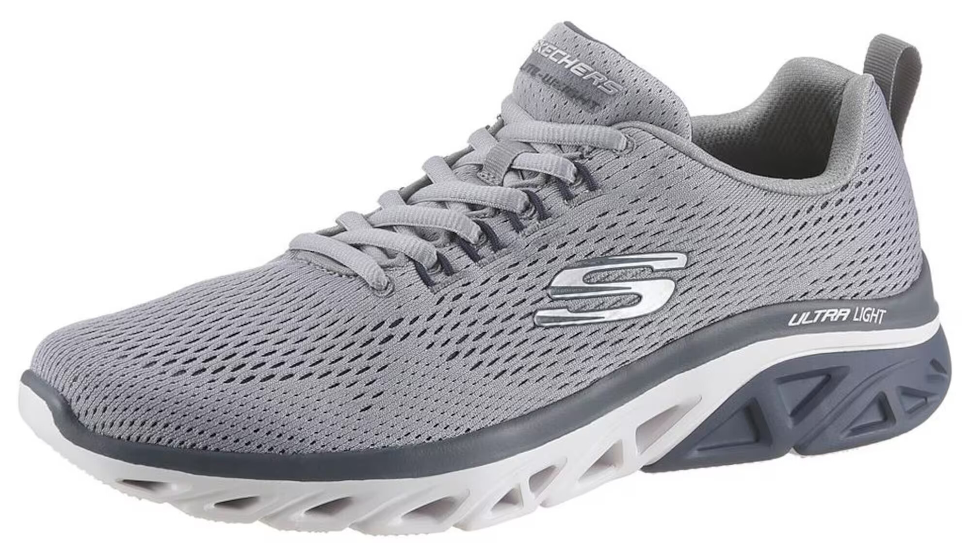 SKECHERS Nizke superge siva - Pepit.si