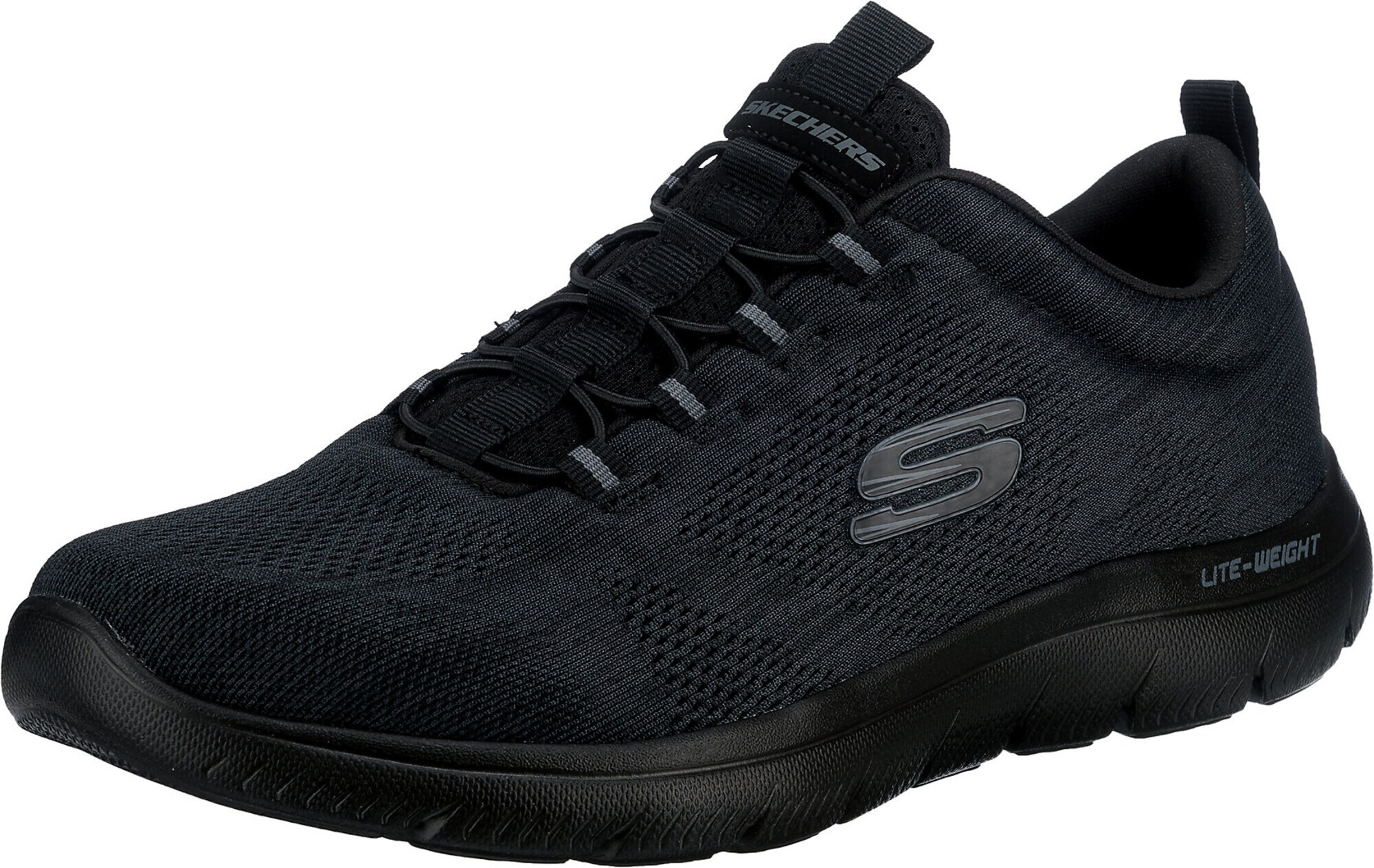 SKECHERS Nizke superge 'Summits Louvin ' črna - Pepit.si