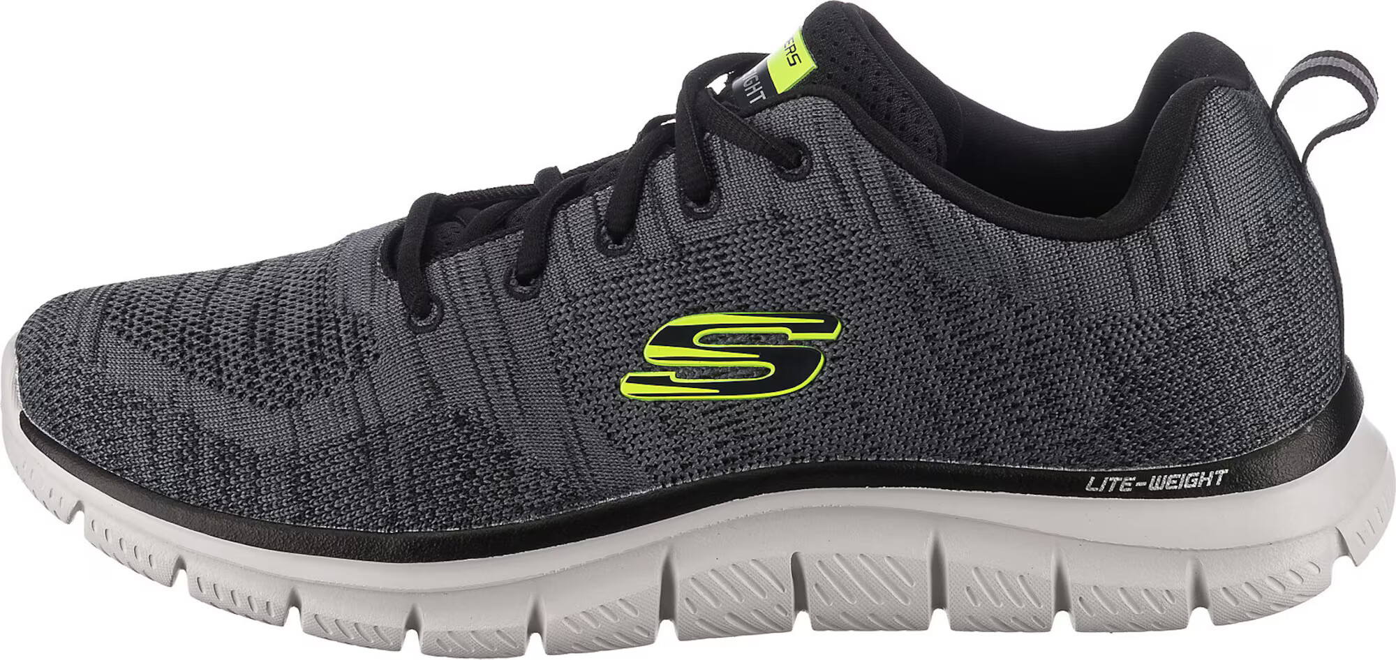 SKECHERS Nizke superge 'Track' antracit / neonsko zelena - Pepit.si