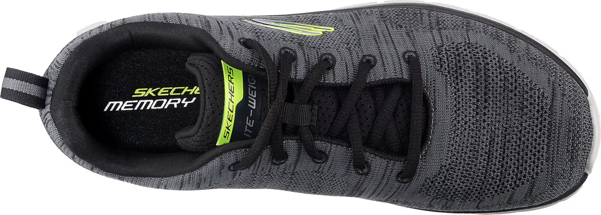 SKECHERS Nizke superge 'Track' antracit / neonsko zelena - Pepit.si