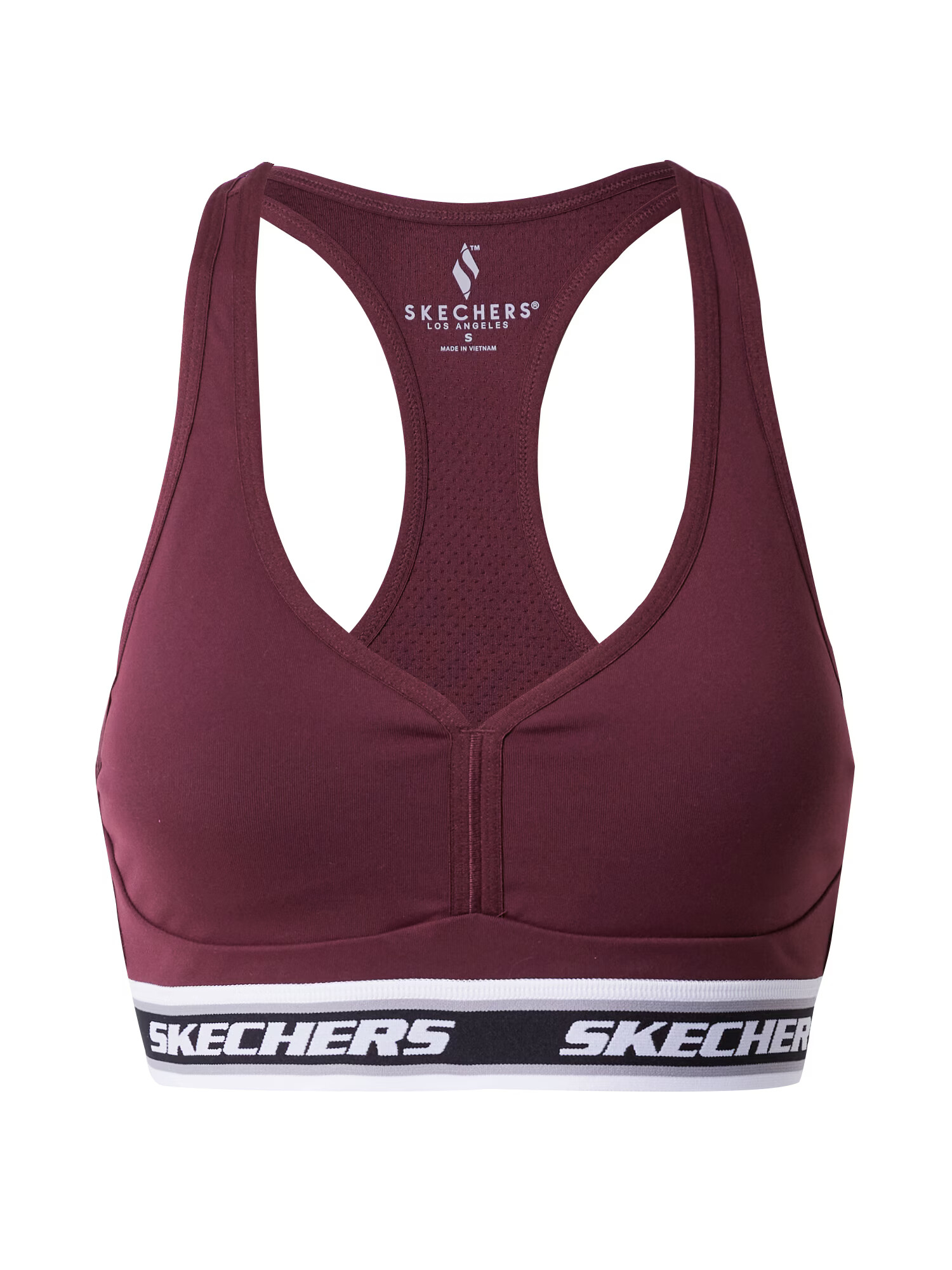 Skechers Performance Športni nederček burgund / bela - Pepit.si