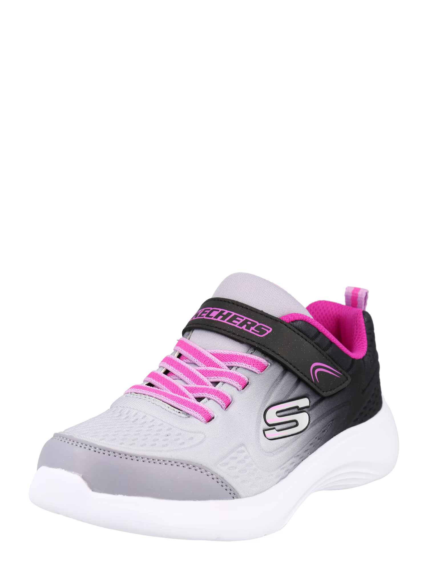 SKECHERS Superge črna / siva / roza - Pepit.si