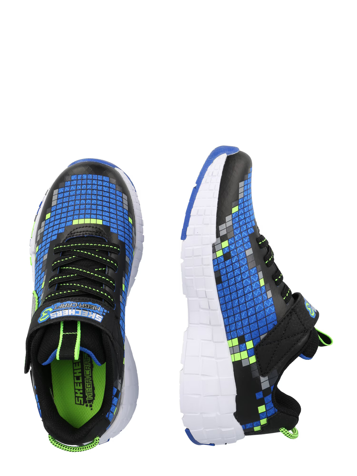 SKECHERS Superge modra / limeta / črna - Pepit.si