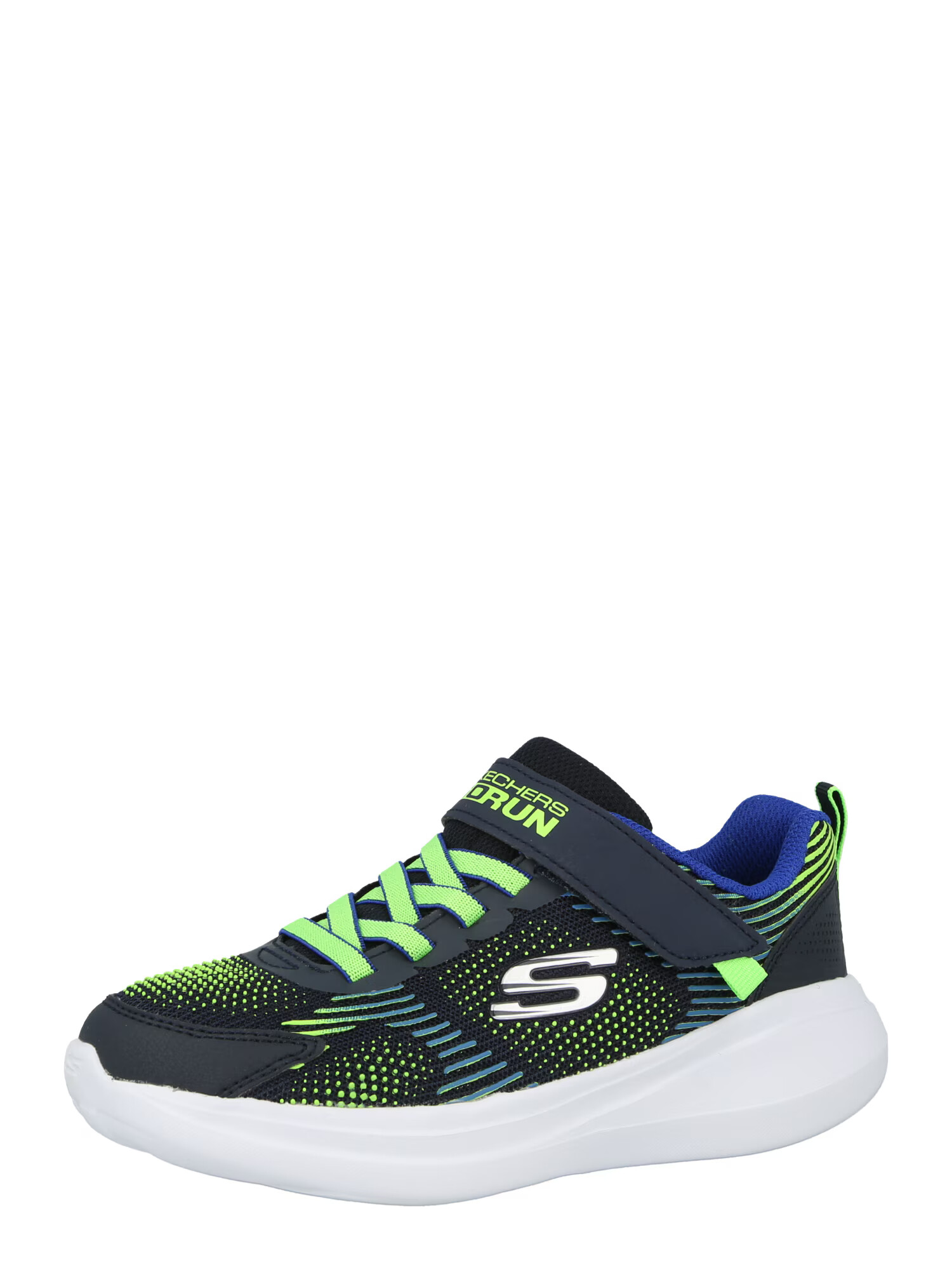 SKECHERS Superge neonsko zelena / črna / temno modra - Pepit.si